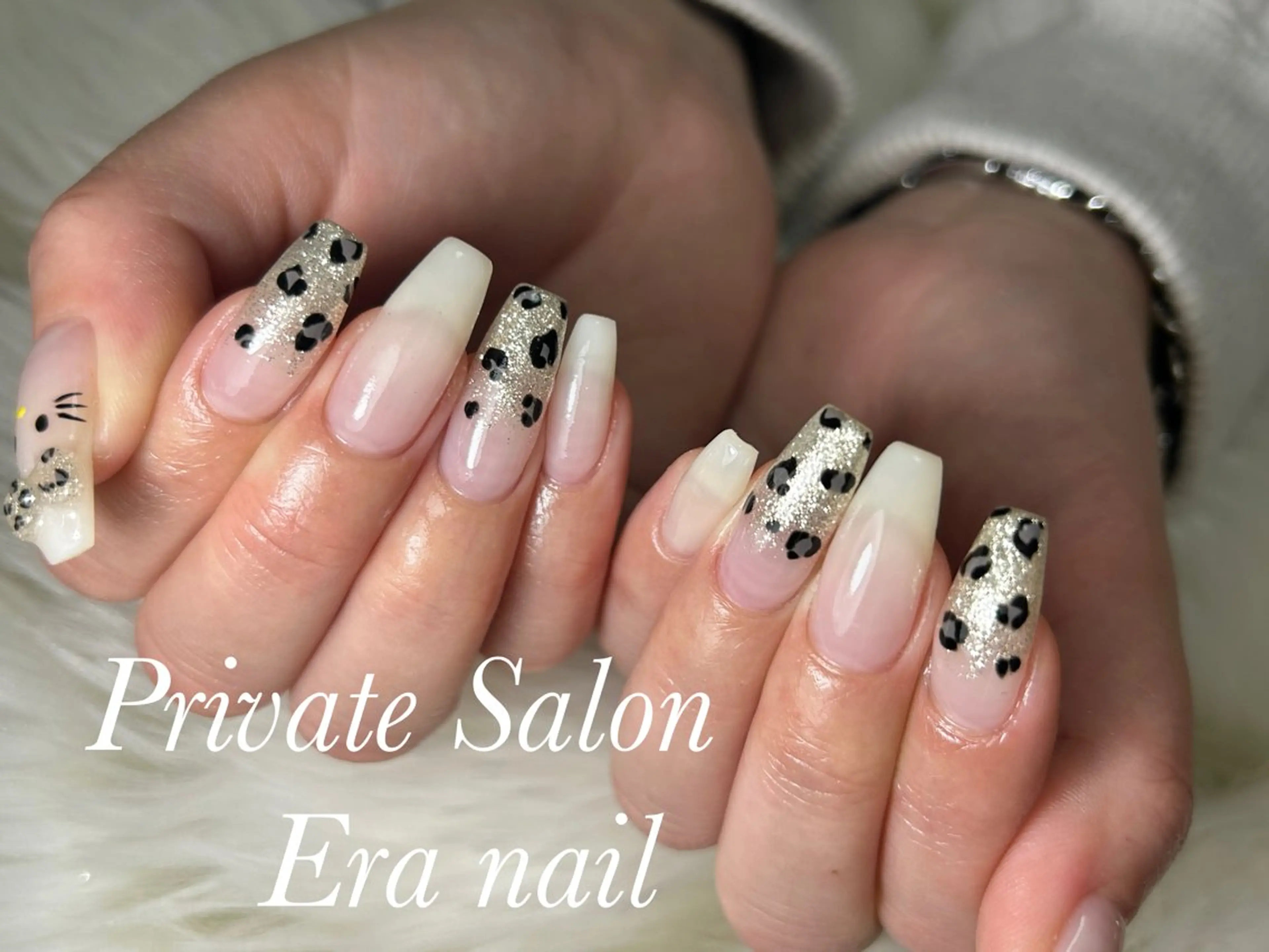 ネイル アニマル柄 ハンドネイル Era nailのネイルデザイン