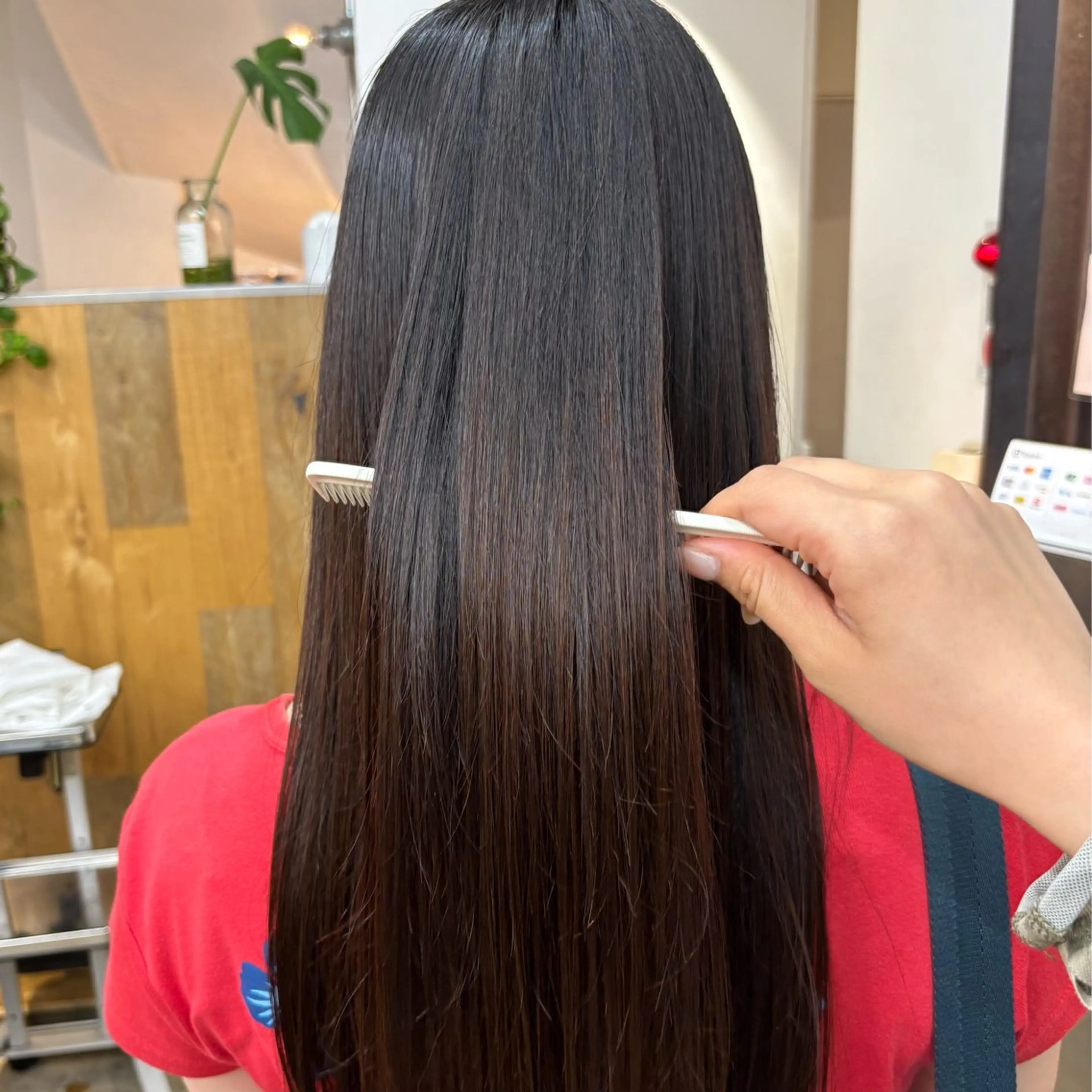 縮毛矯正 BELO OSAKA マオのヘアスタイル