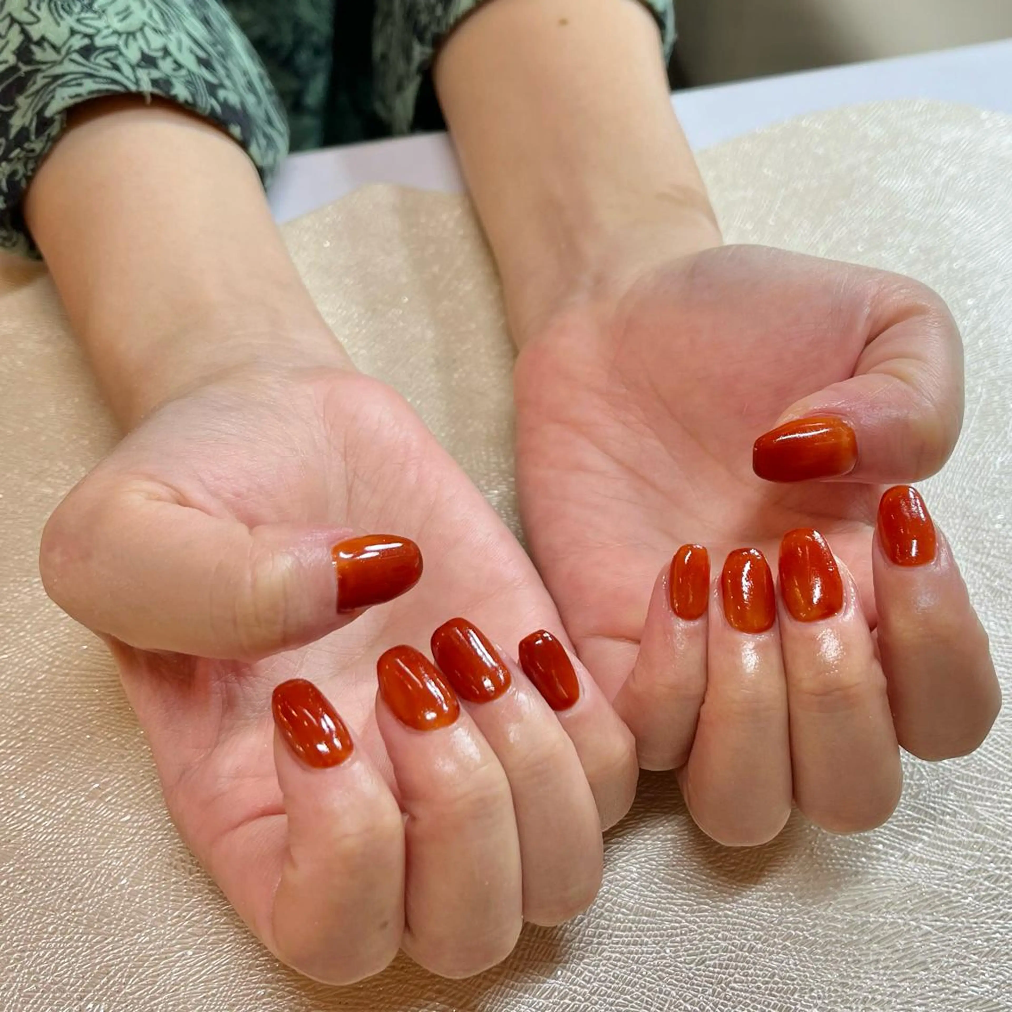 ネイル ブラウン Vogustys Nail 山田のネイルデザイン