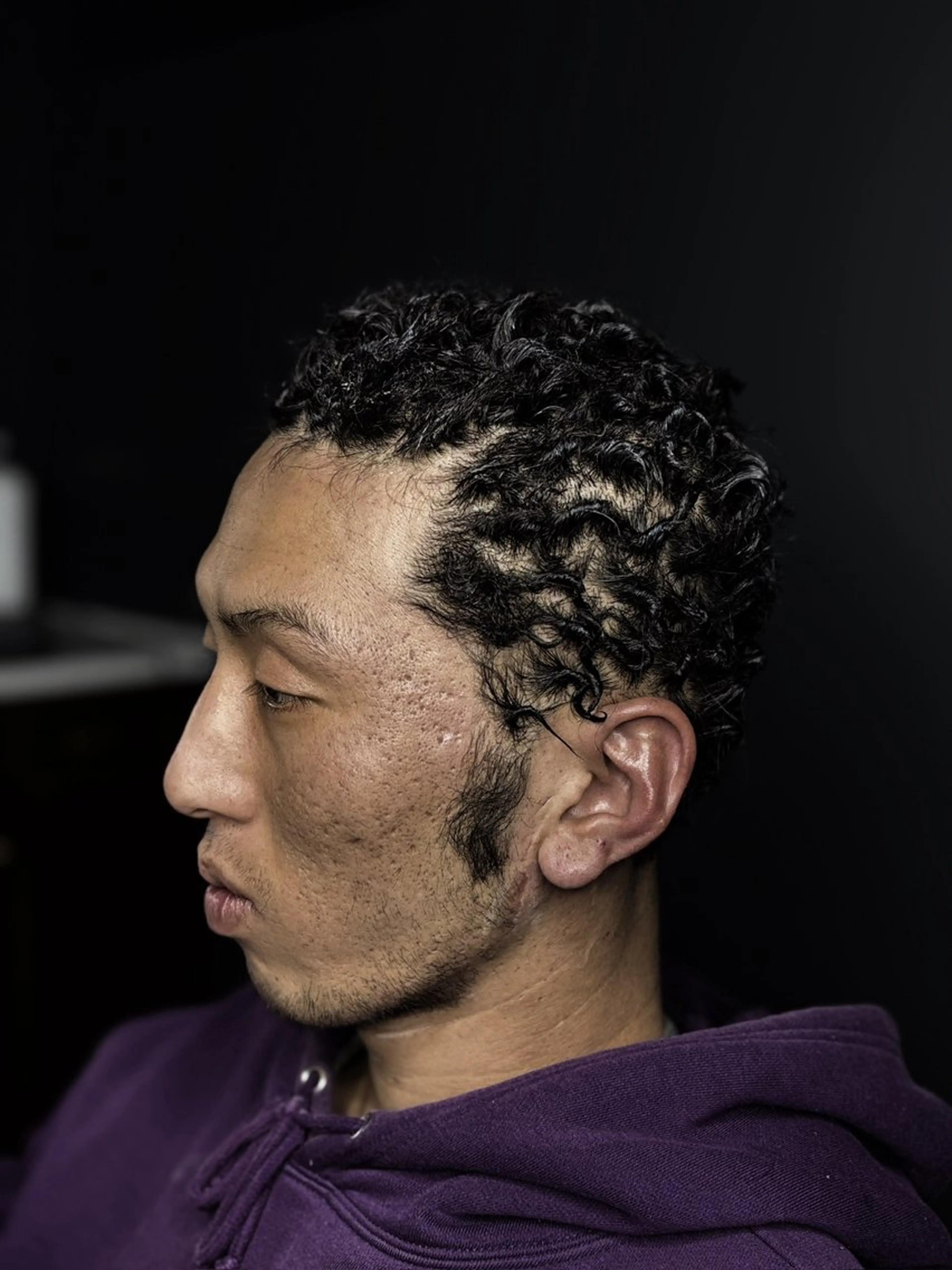 パーマ メンズ メンズパーマ JBJ BARBER SHOP所属・松本 亮太のヘアスタイル