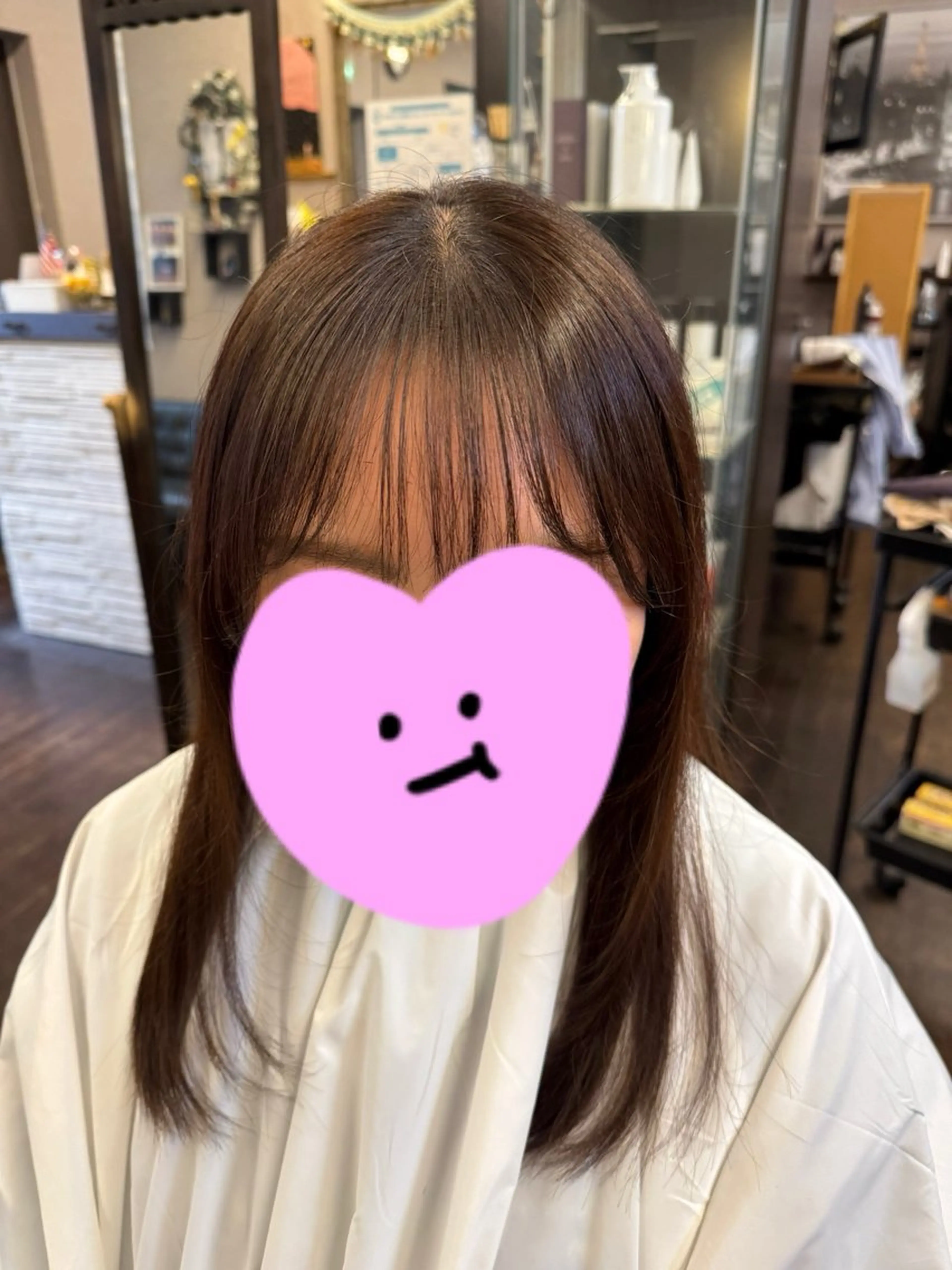 ロング ふくもと ゆうこのヘアスタイル