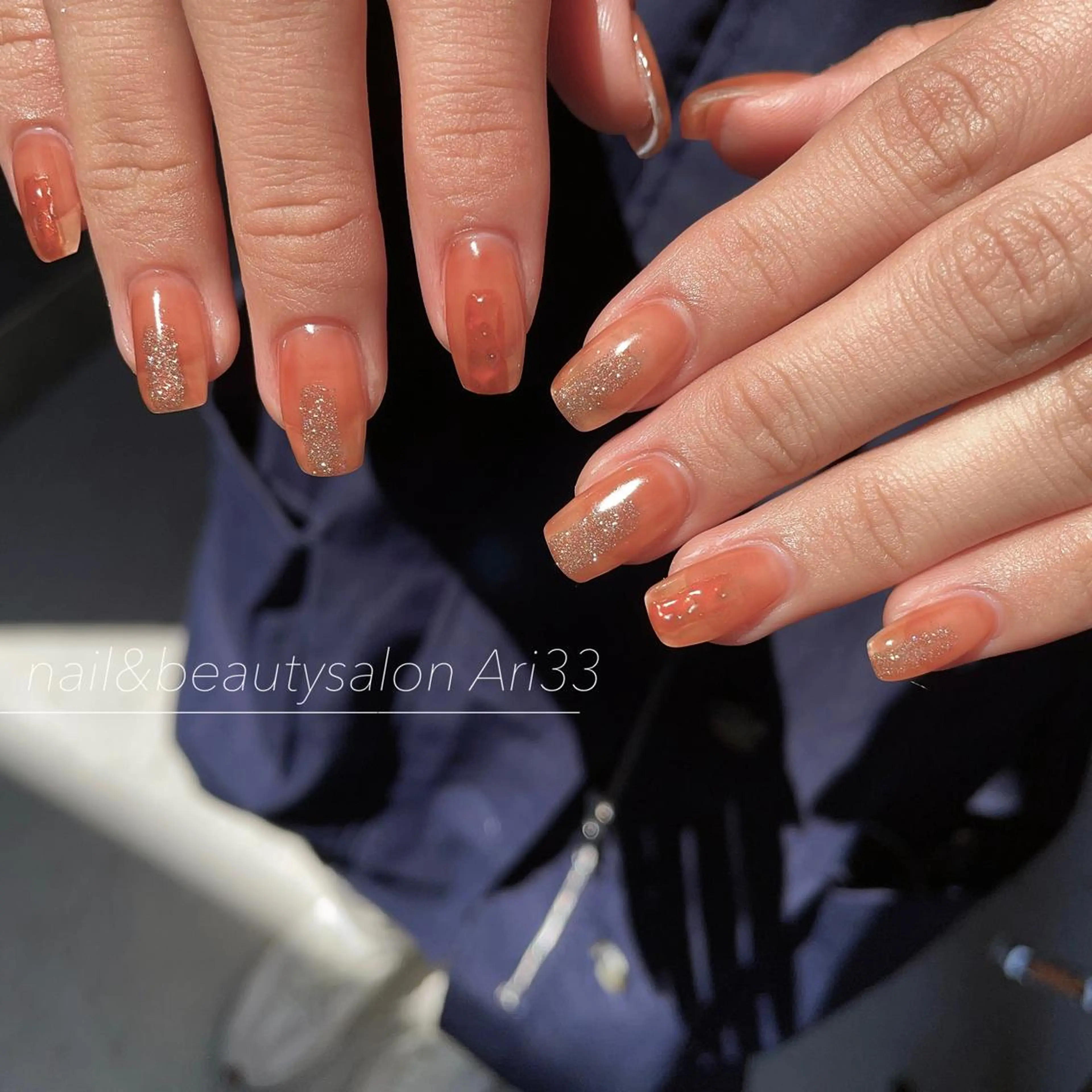 ネイル ニュアンスネイル ハンドネイル プライベートサロン Ari33nailのネイルデザイン