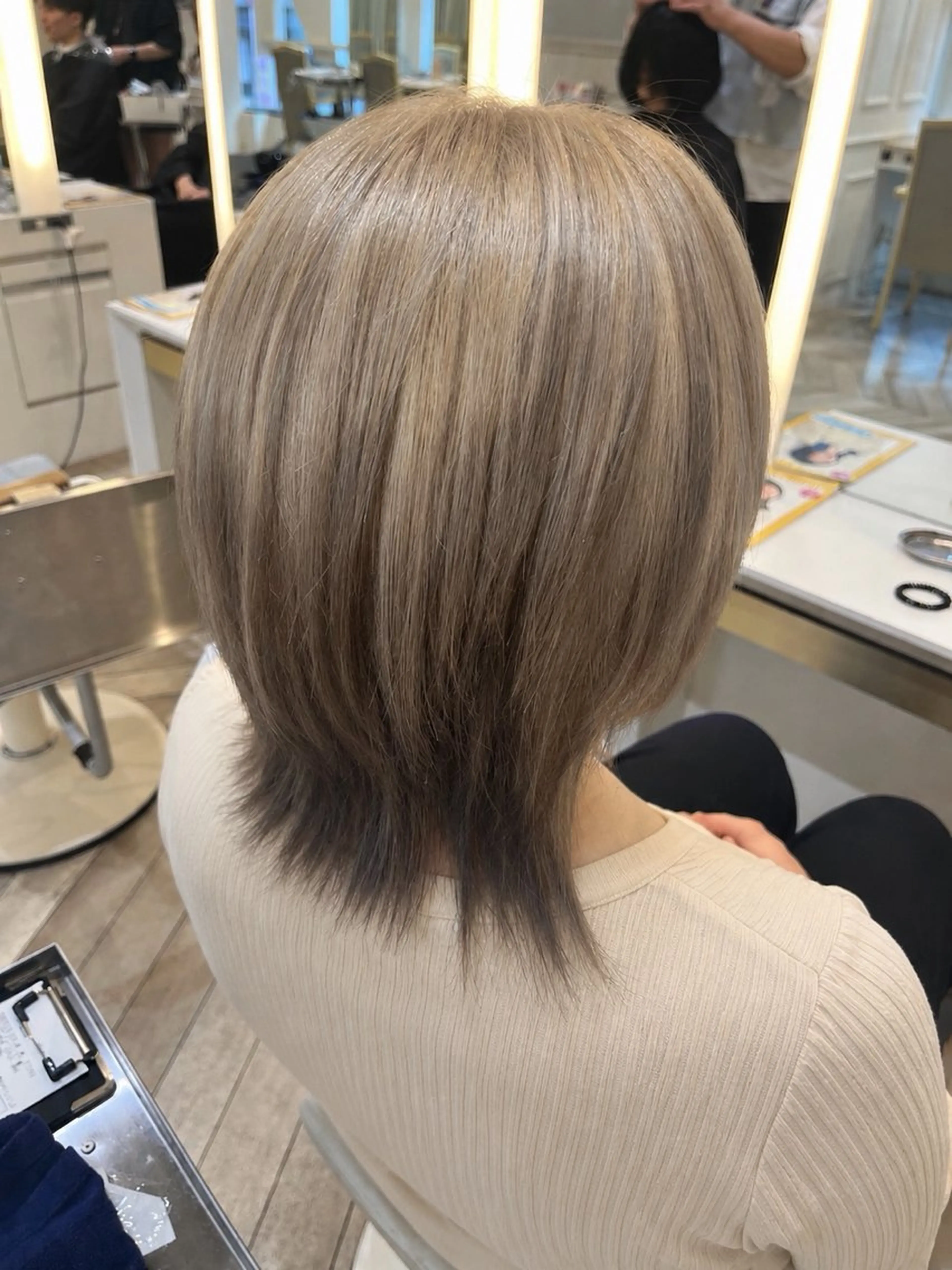 ショート カラー カット ヘアカラー レイヤー/透明感 カラー💙koukiのヘアスタイル