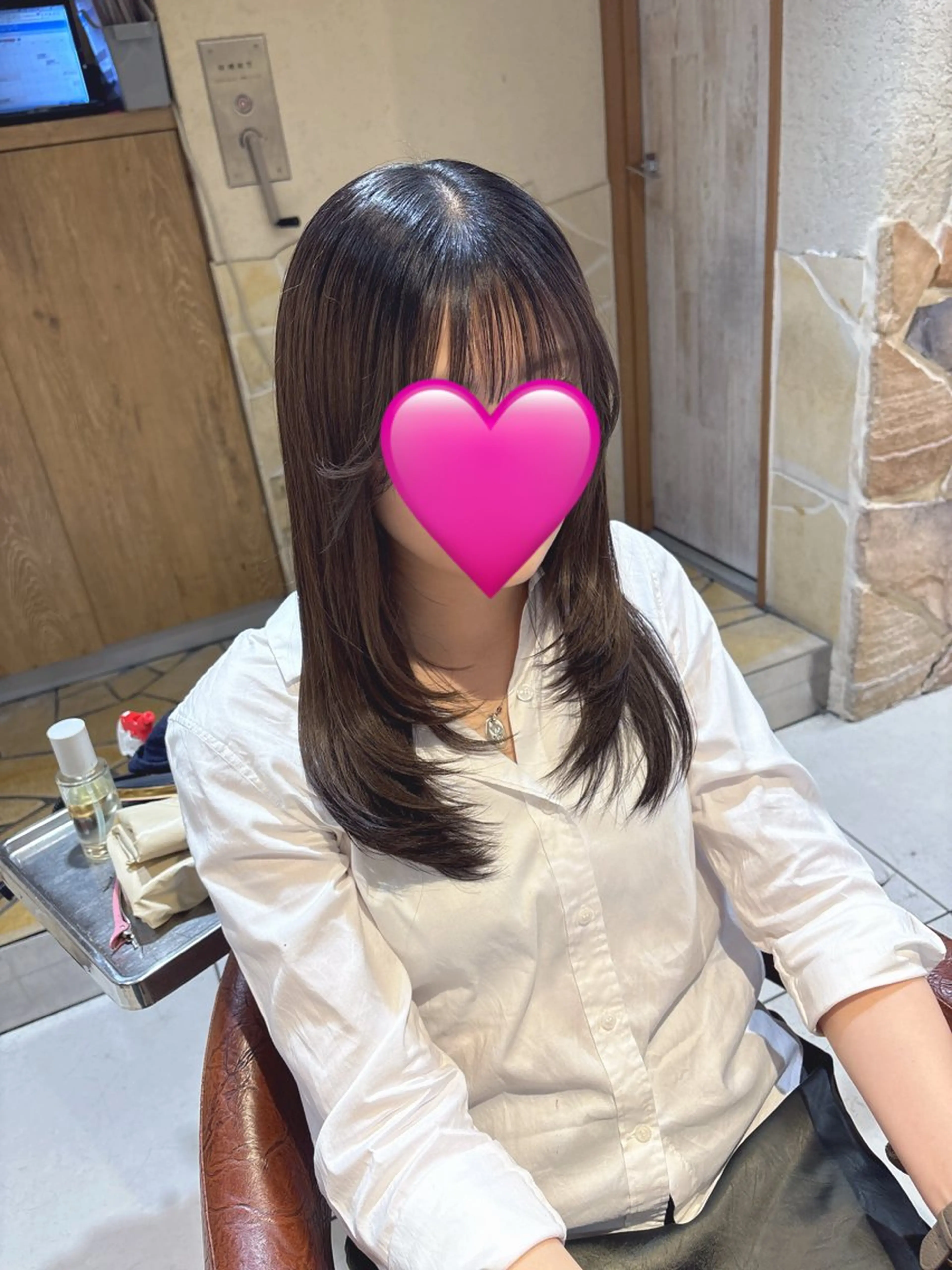 ロング カット 韓国風レイヤー/メン ズパーマ✨みずか💜のヘアスタイル
