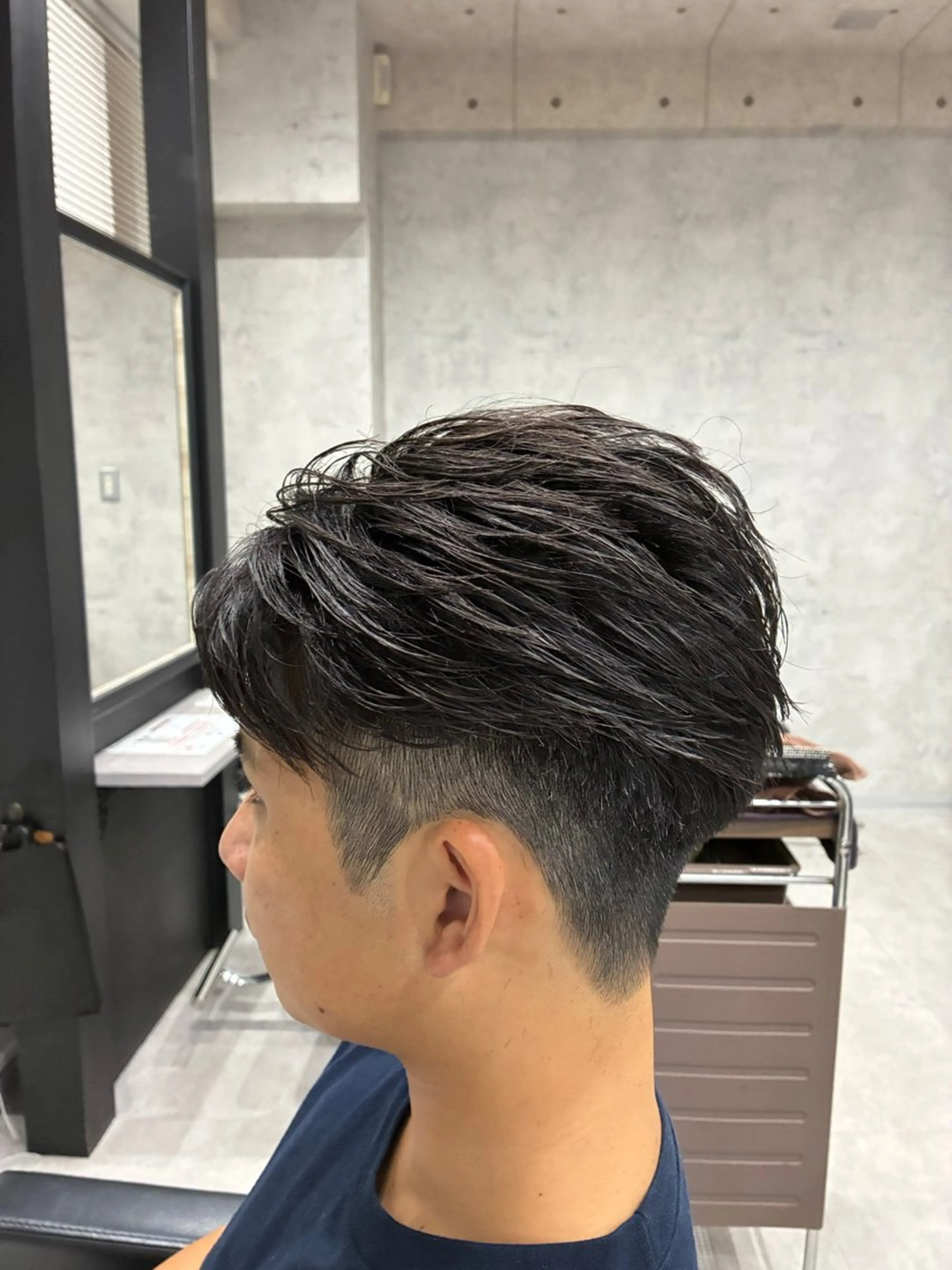 ショート メンズ カット トリートメント ヘアセット 【町田のパーマ職人】 颯太のヘアスタイル