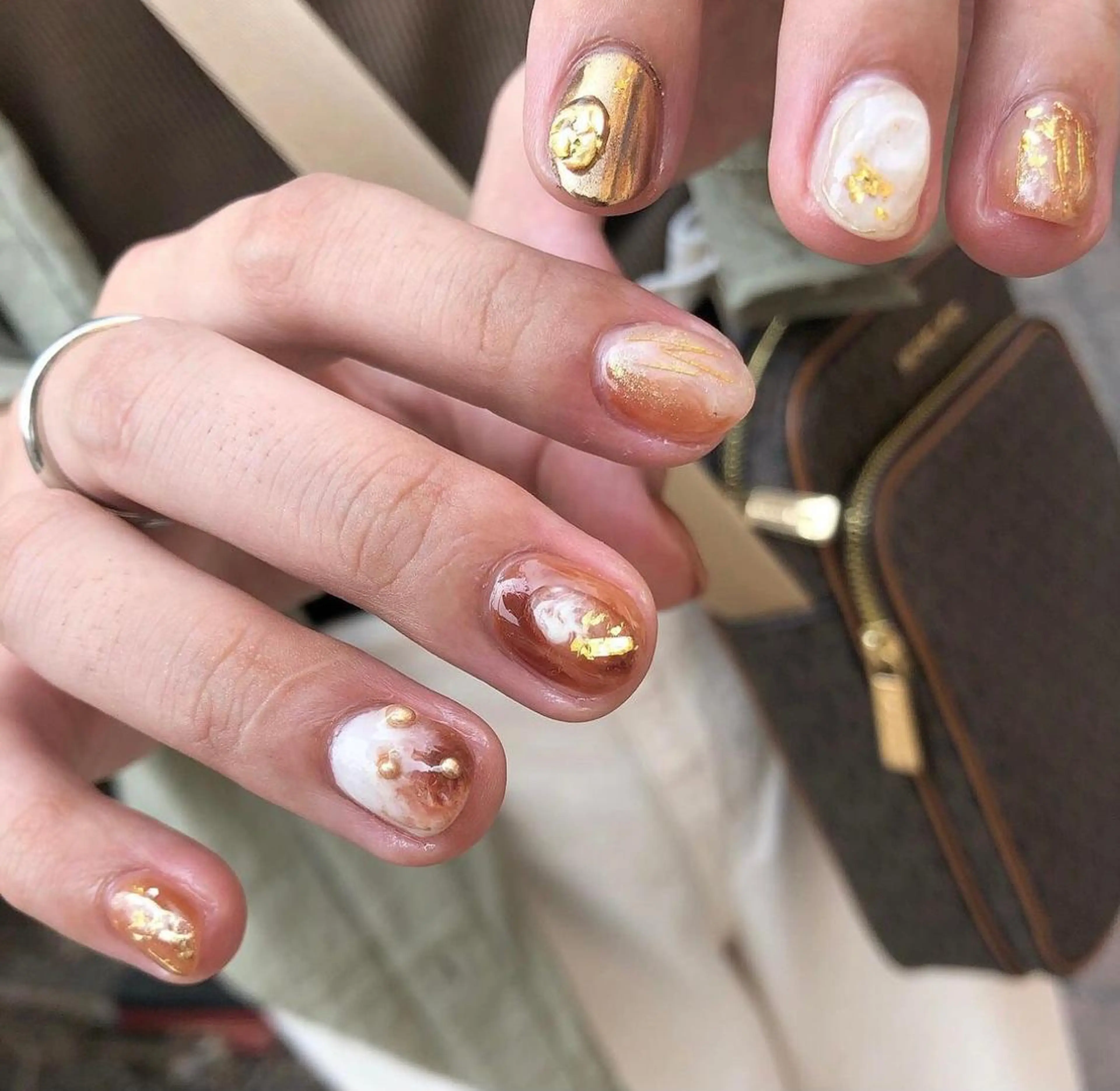 ネイル ニュアンスネイル ハンドネイル nail salon granveilのネイルデザイン