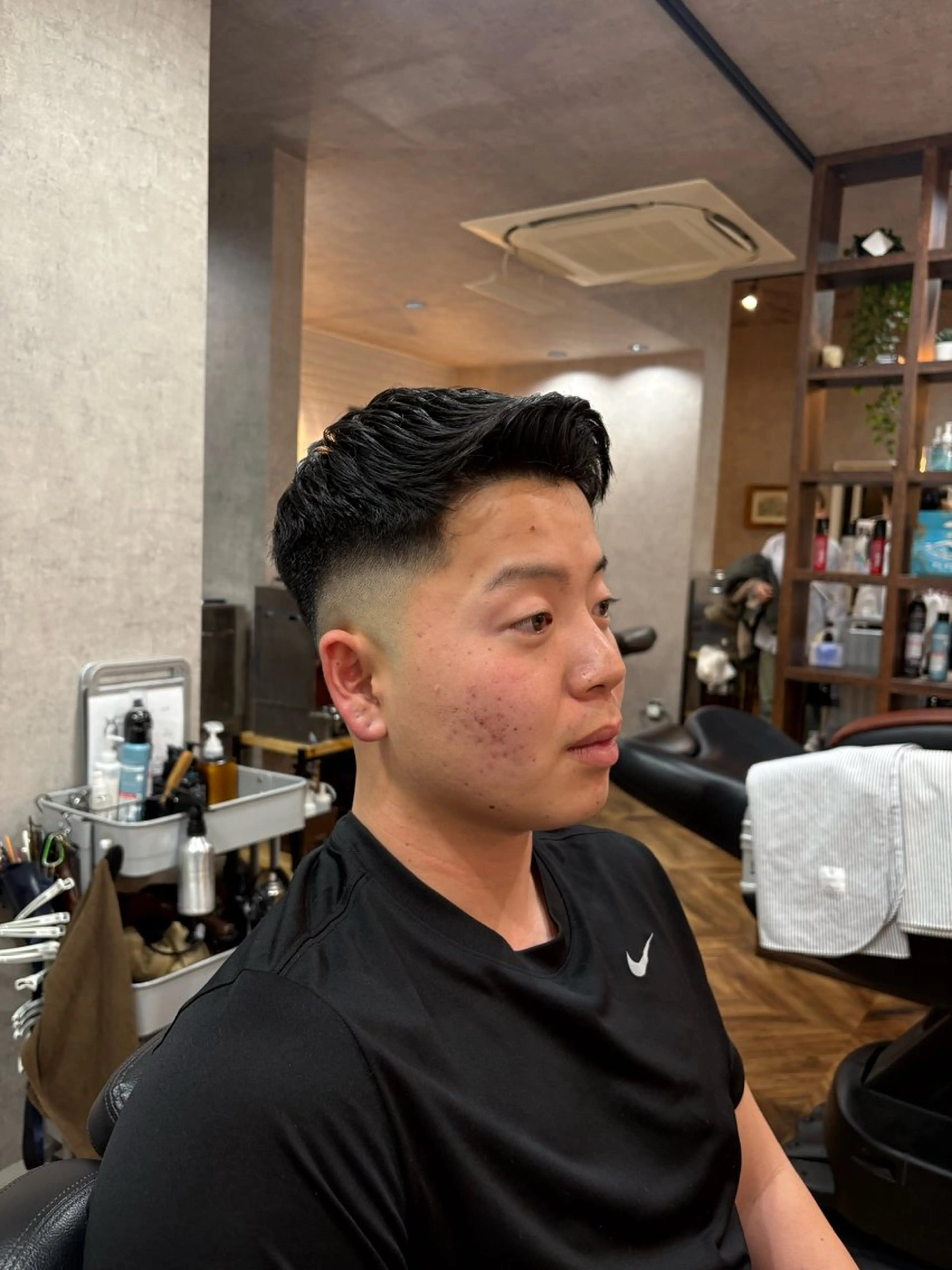 メンズ フェードカット 那須 正昭のヘアスタイル