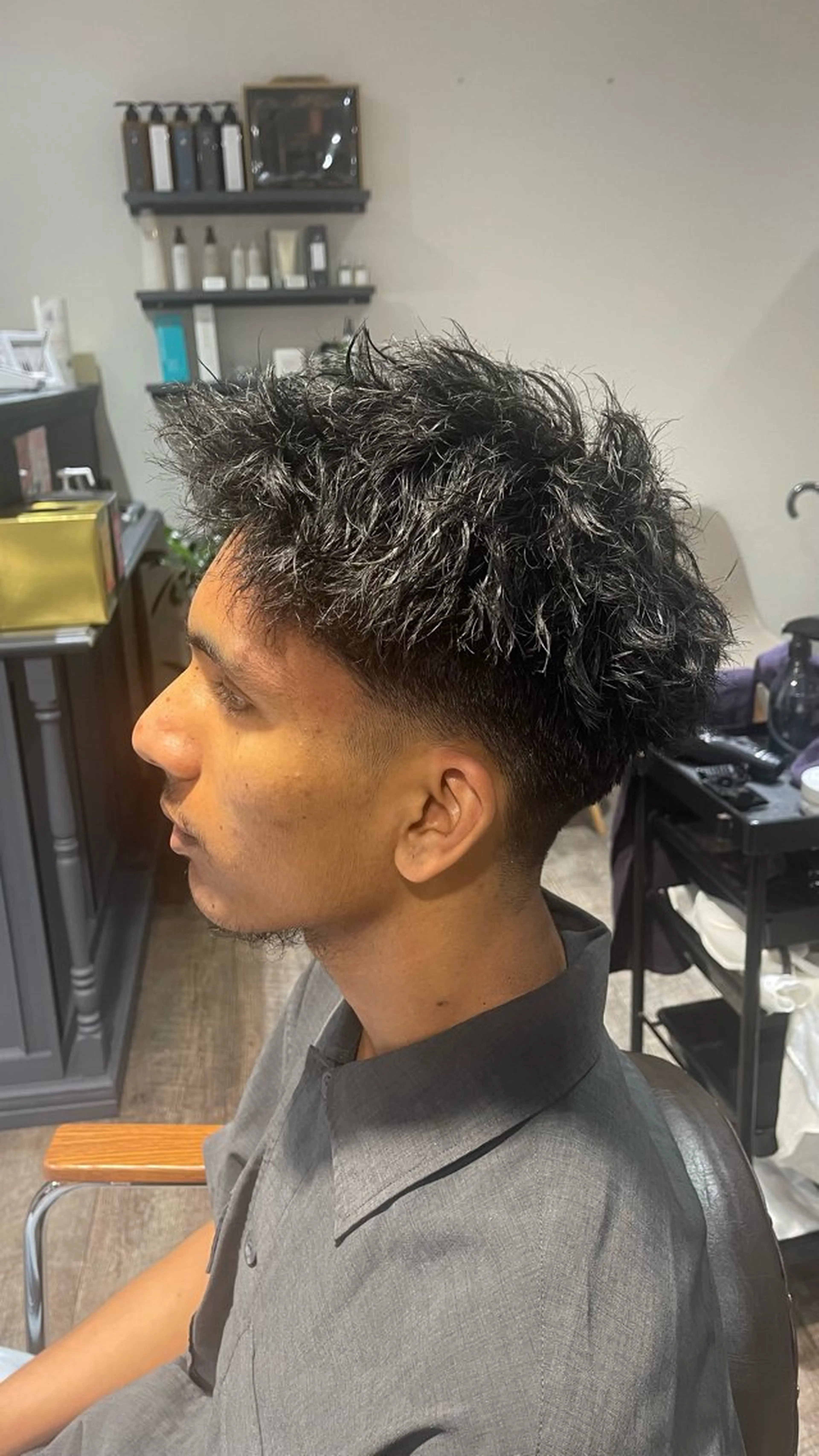 パーマ メンズ 大人男子の メンズパーマのヘアスタイル