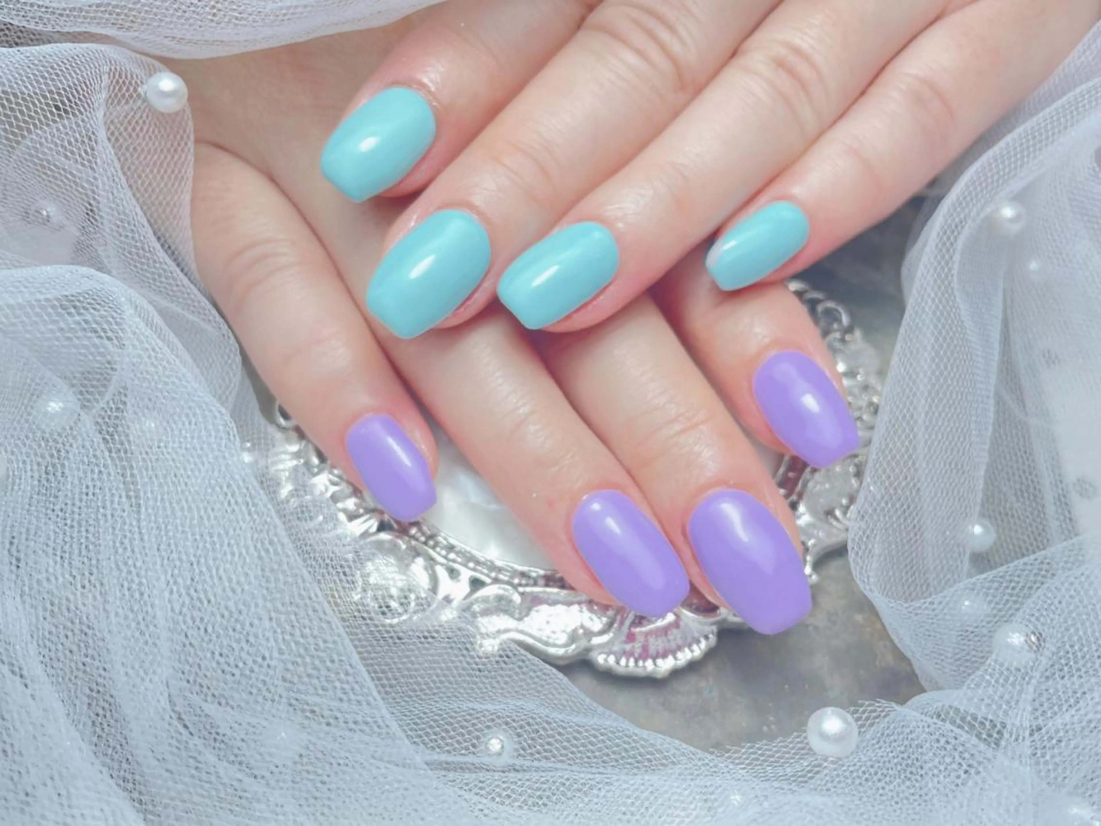 ネイル マジック ミラーのネイルデザイン