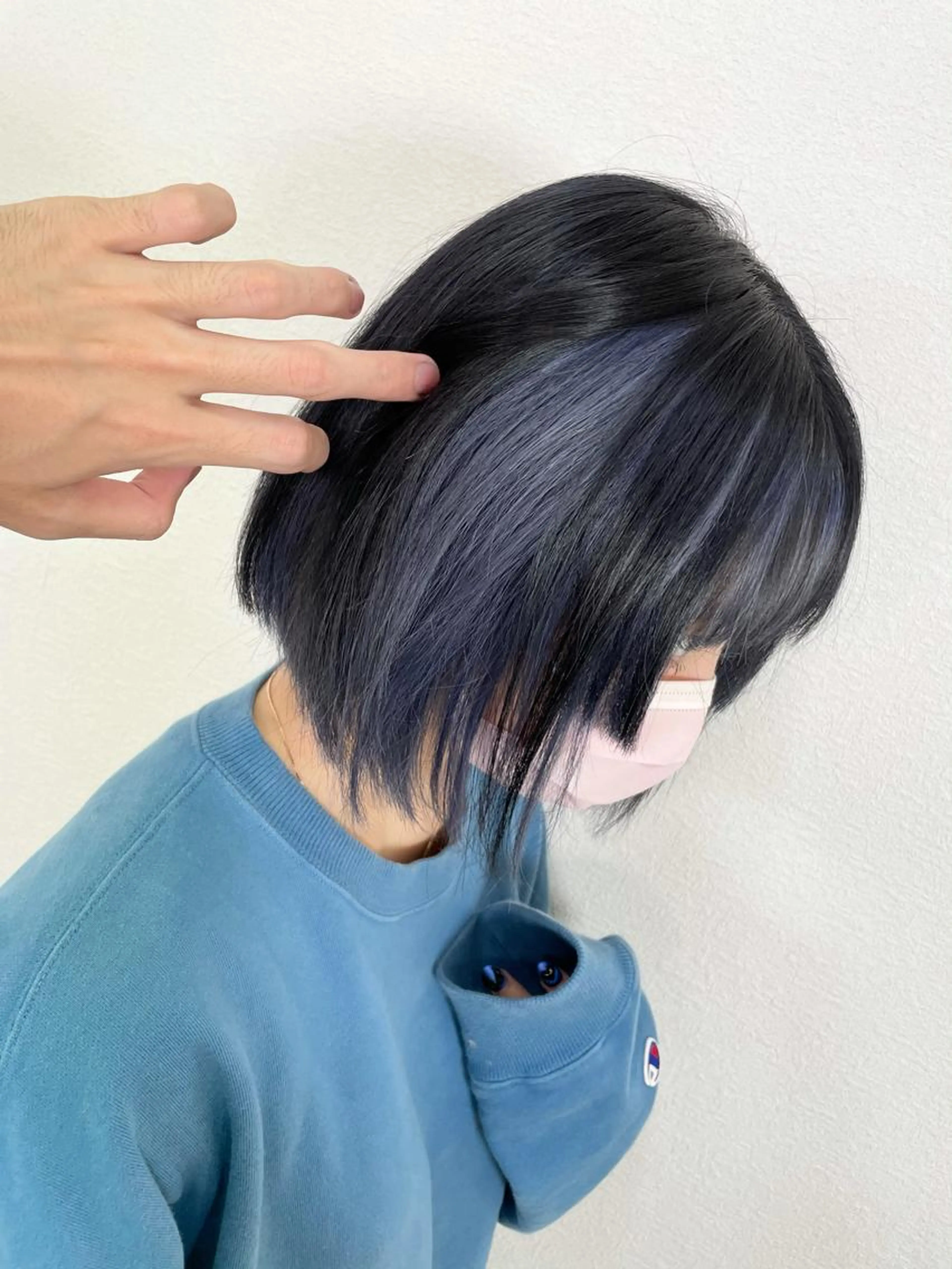 インナーカラーの写真