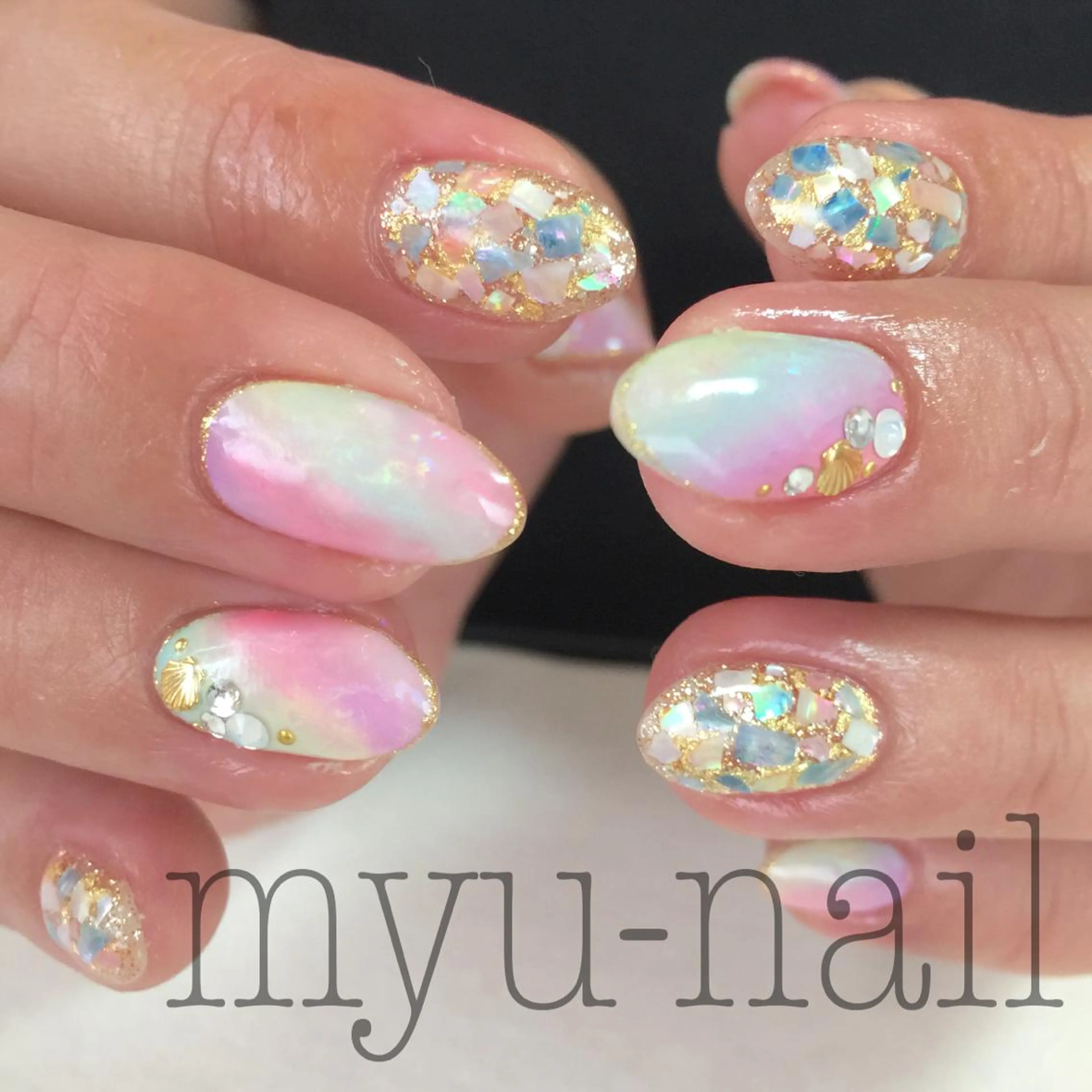 ネイル ハンドネイル ホームサロン myu-nailのネイルデザイン