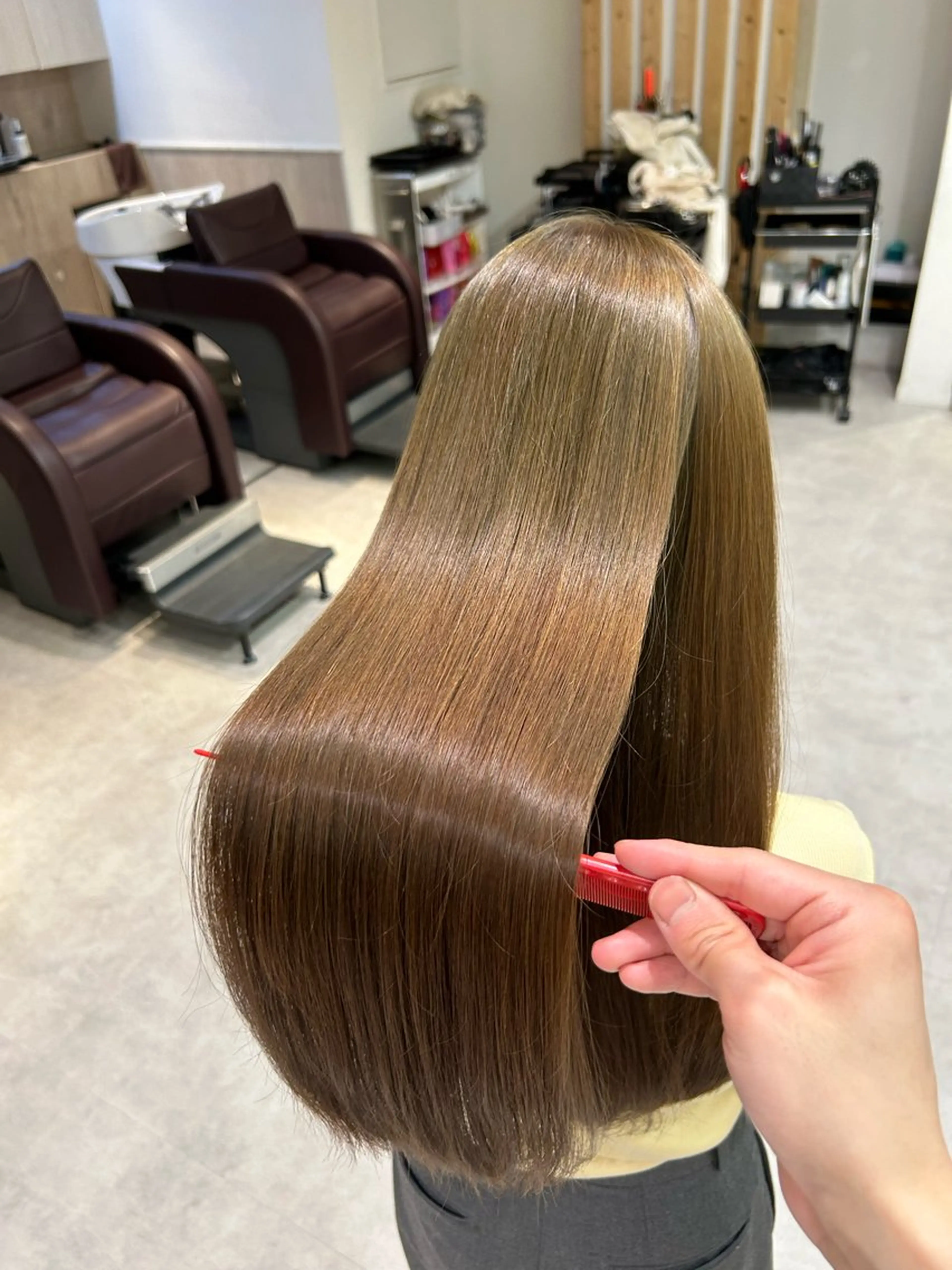 ロング 縮毛矯正 トリートメント 町田縮毛矯正/ 髪質改善/美髪特化のヘアスタイル