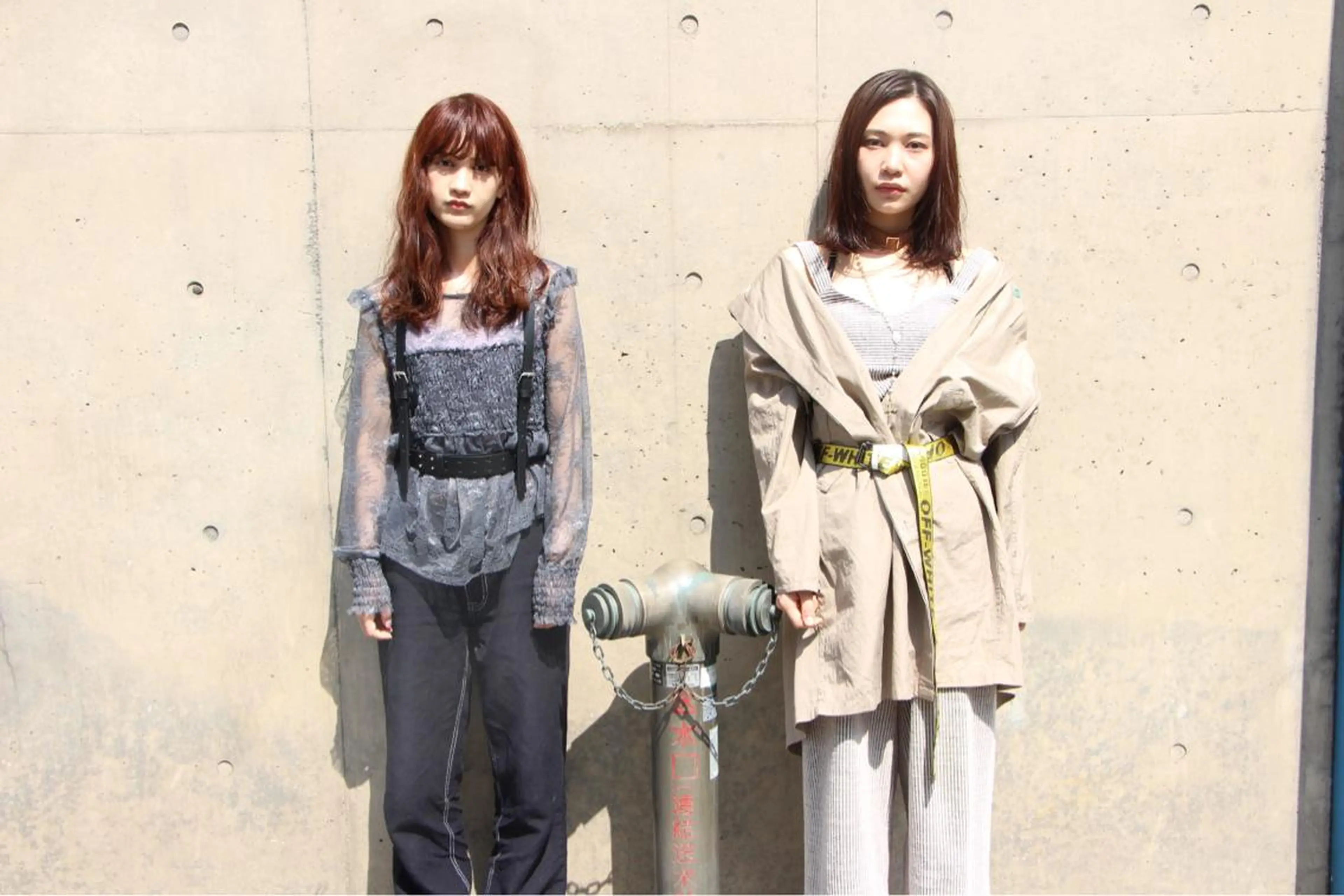 セミロング カラー パーマ 安達 俊亮のヘアスタイル