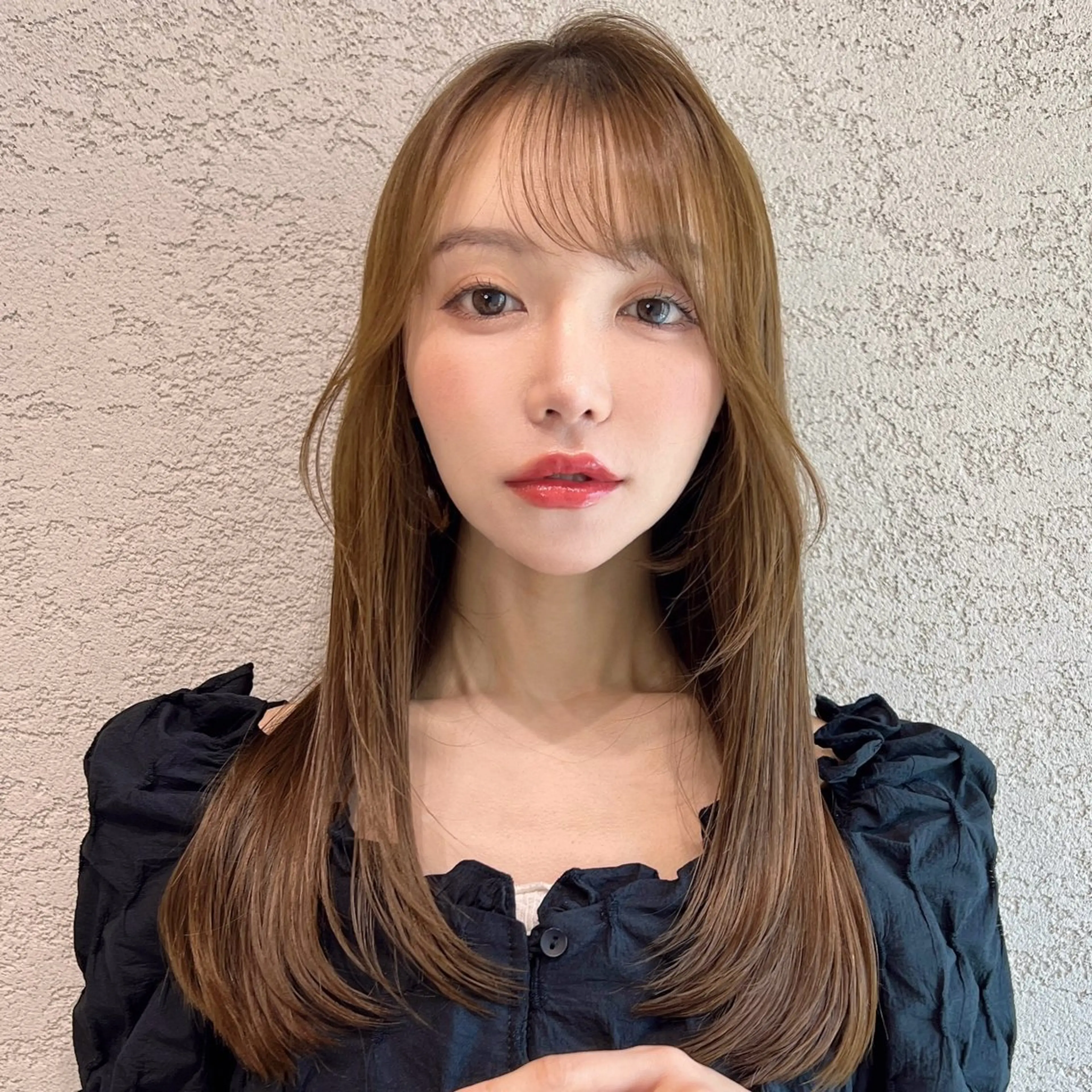 ロング カラー カット ヘアカラー トリートメント レイヤー|縮毛矯正 |韓国ボブ|岡田洸太のヘアスタイル