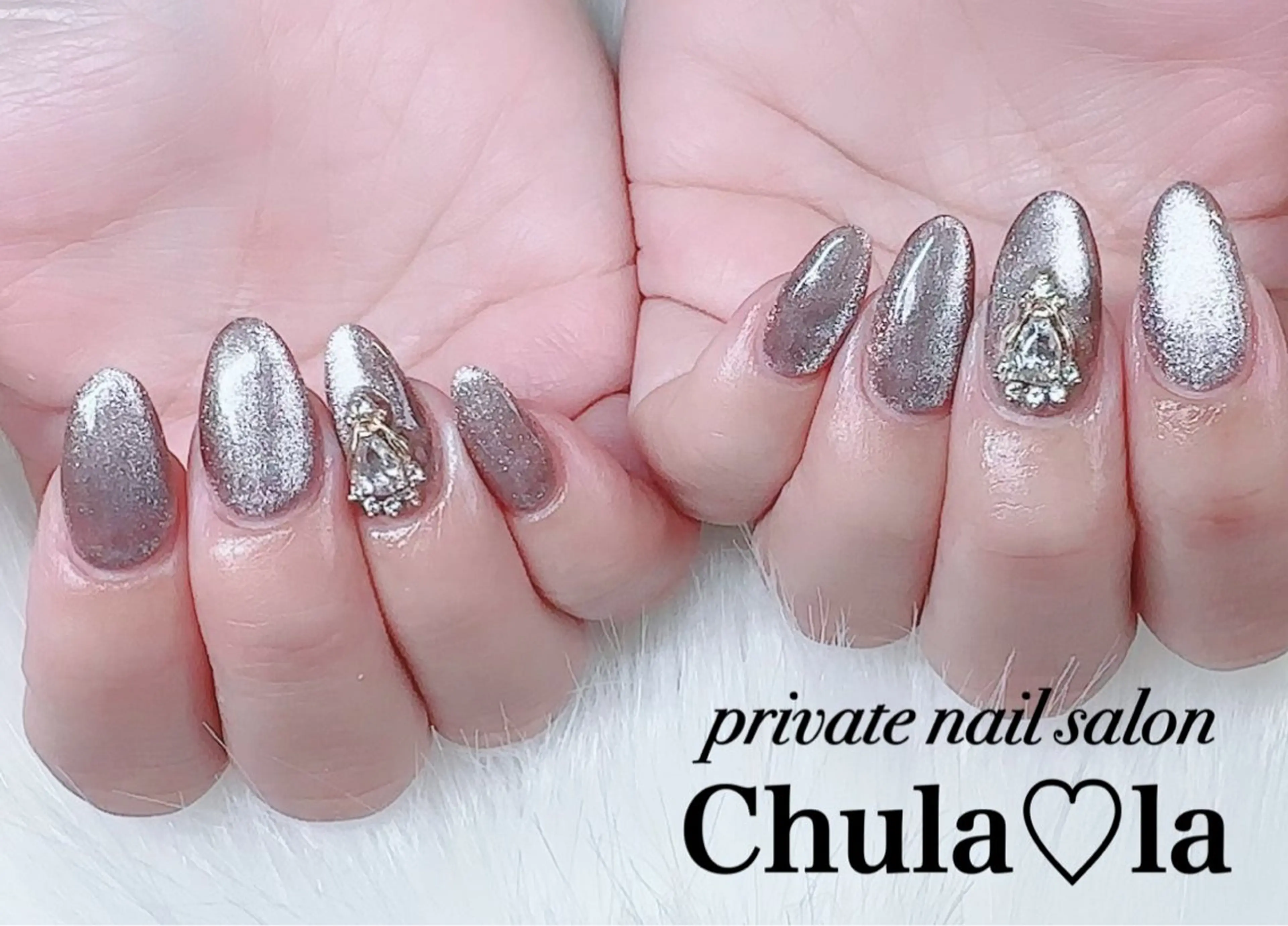 ネイル マグネットネイル ハンドネイル Chula♡la 豊見城市高安のネイルデザイン