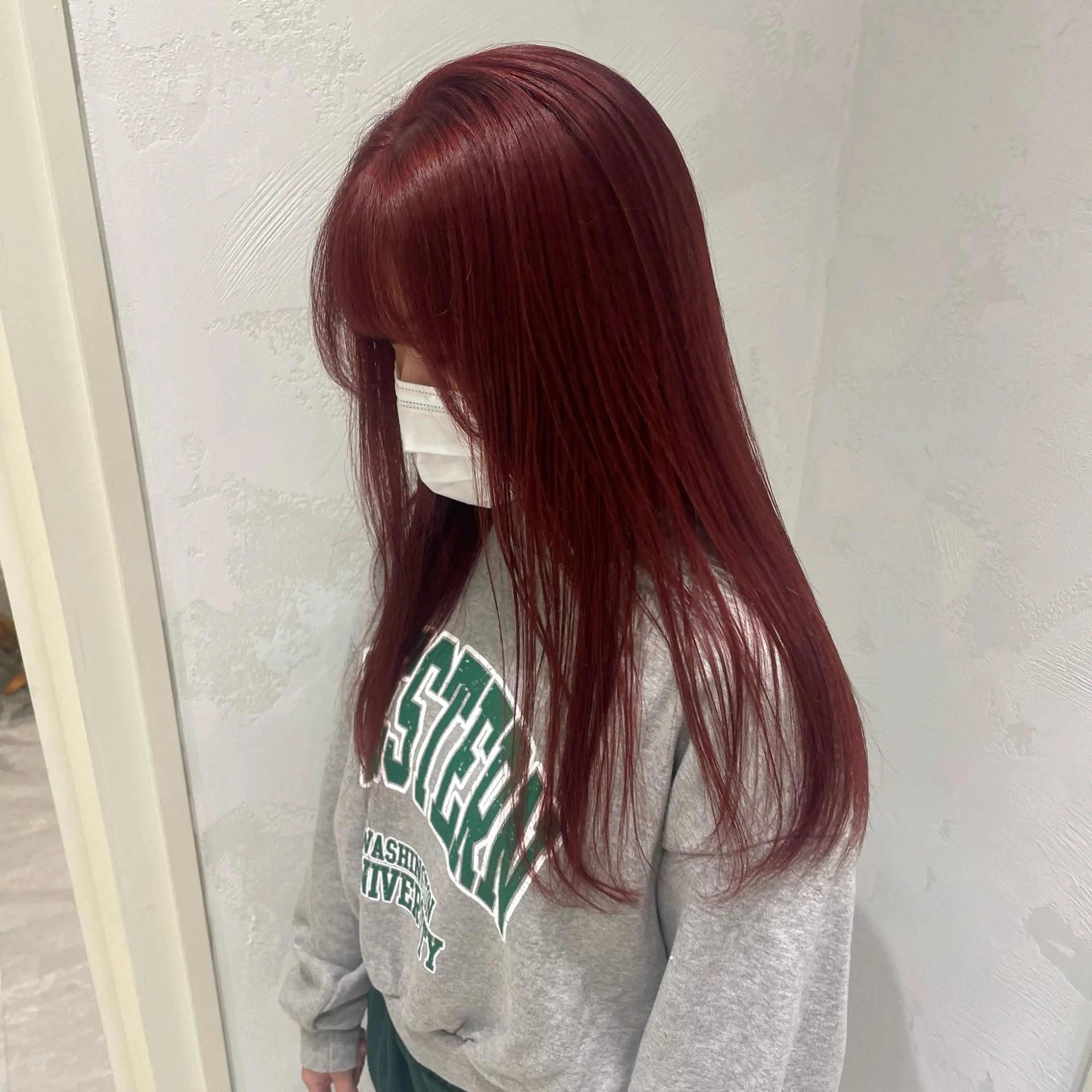 セミロング カラー 桑本 さと子のヘアスタイル