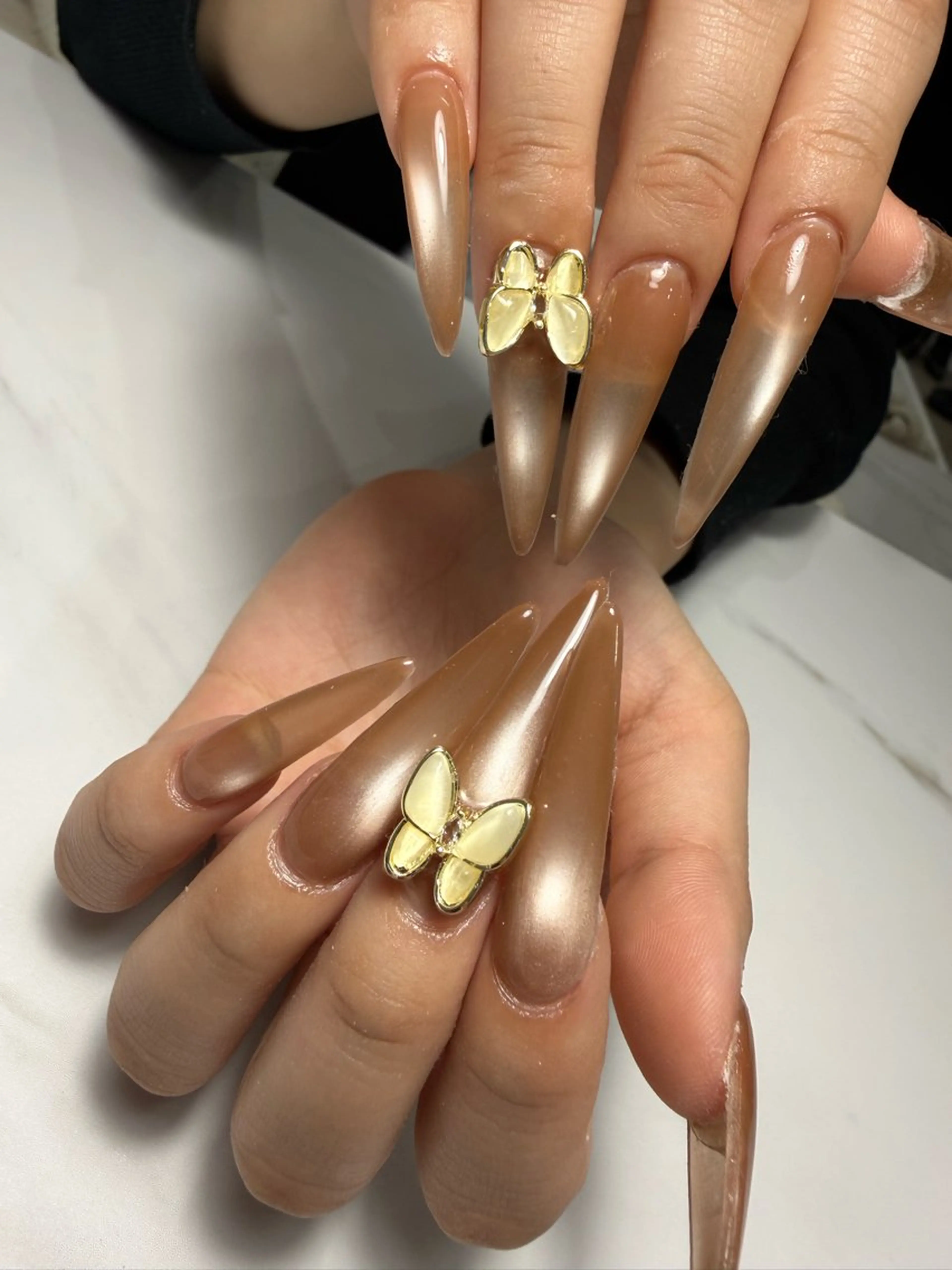 ネイル マグネットネイル ネイルチップ ハンドネイル Enchantée yukaのネイルデザイン