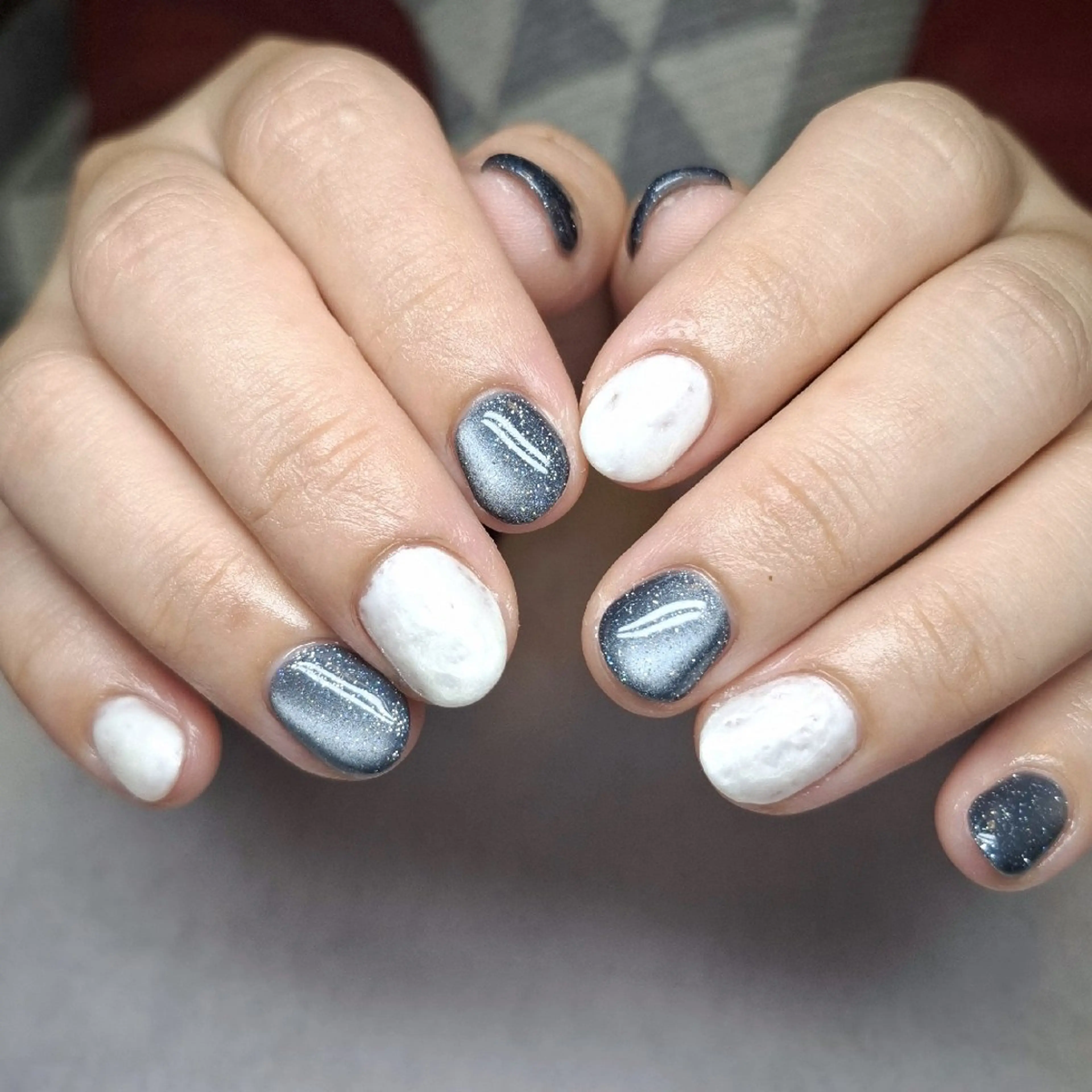 ネイル マグネットネイル ハンドネイル ænon nailのネイルデザイン