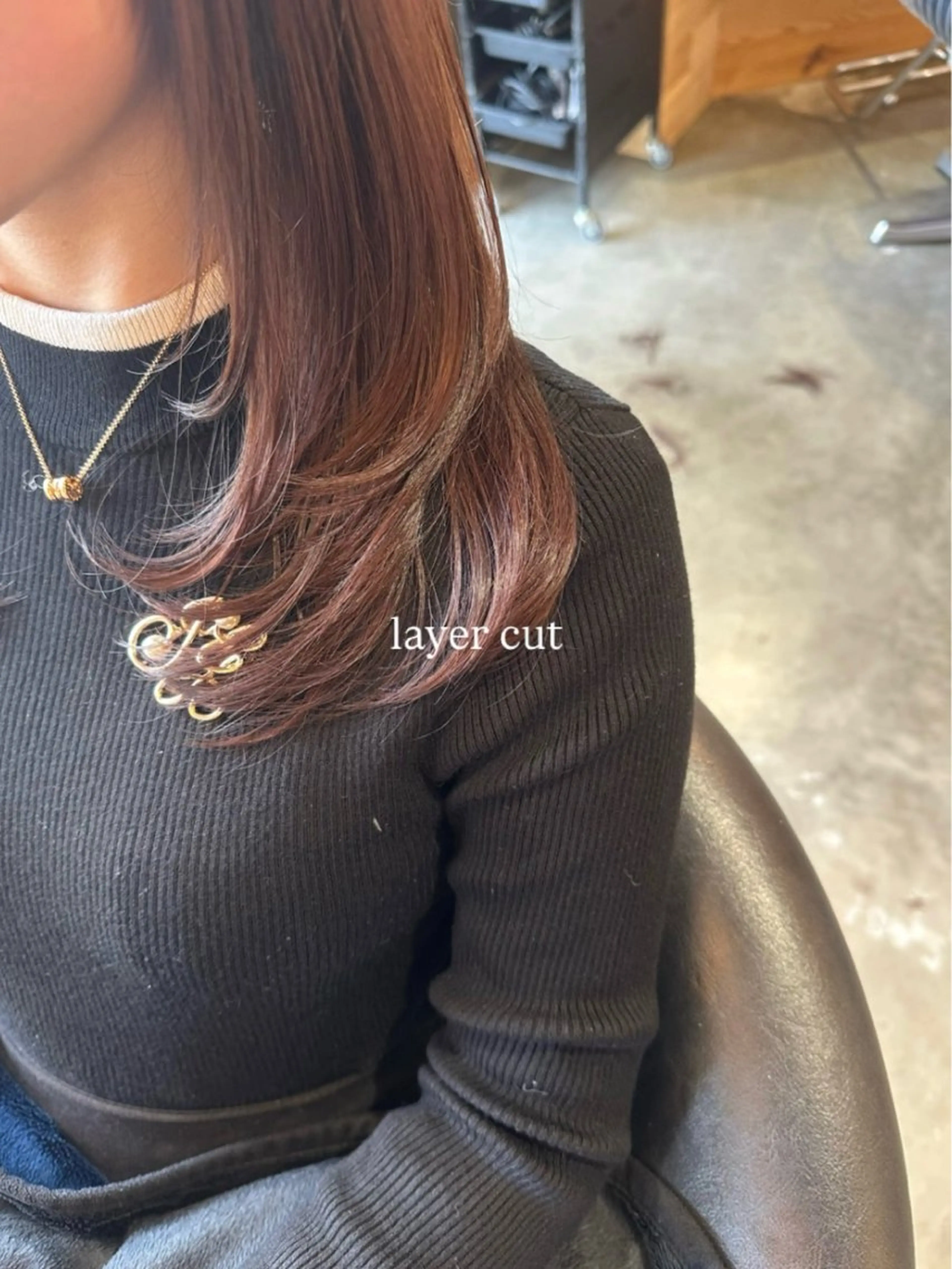 セミロング aisa ／札幌／艶カラー🎀のヘアスタイル