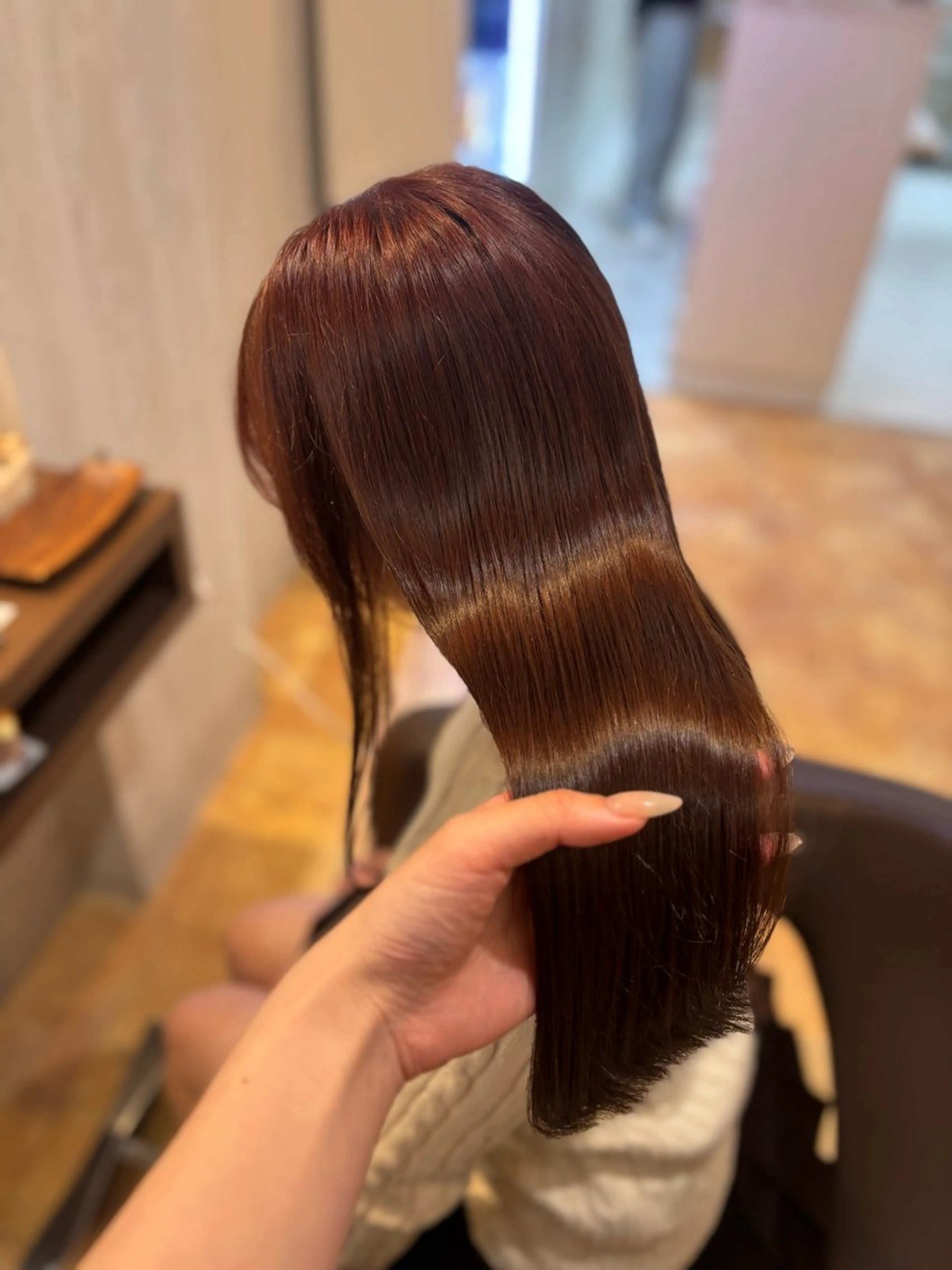 ロング カラー ダブルカラー ヘアカラー トリートメント yui🥀/ボブ /ブリーチなしカラーのヘアスタイル