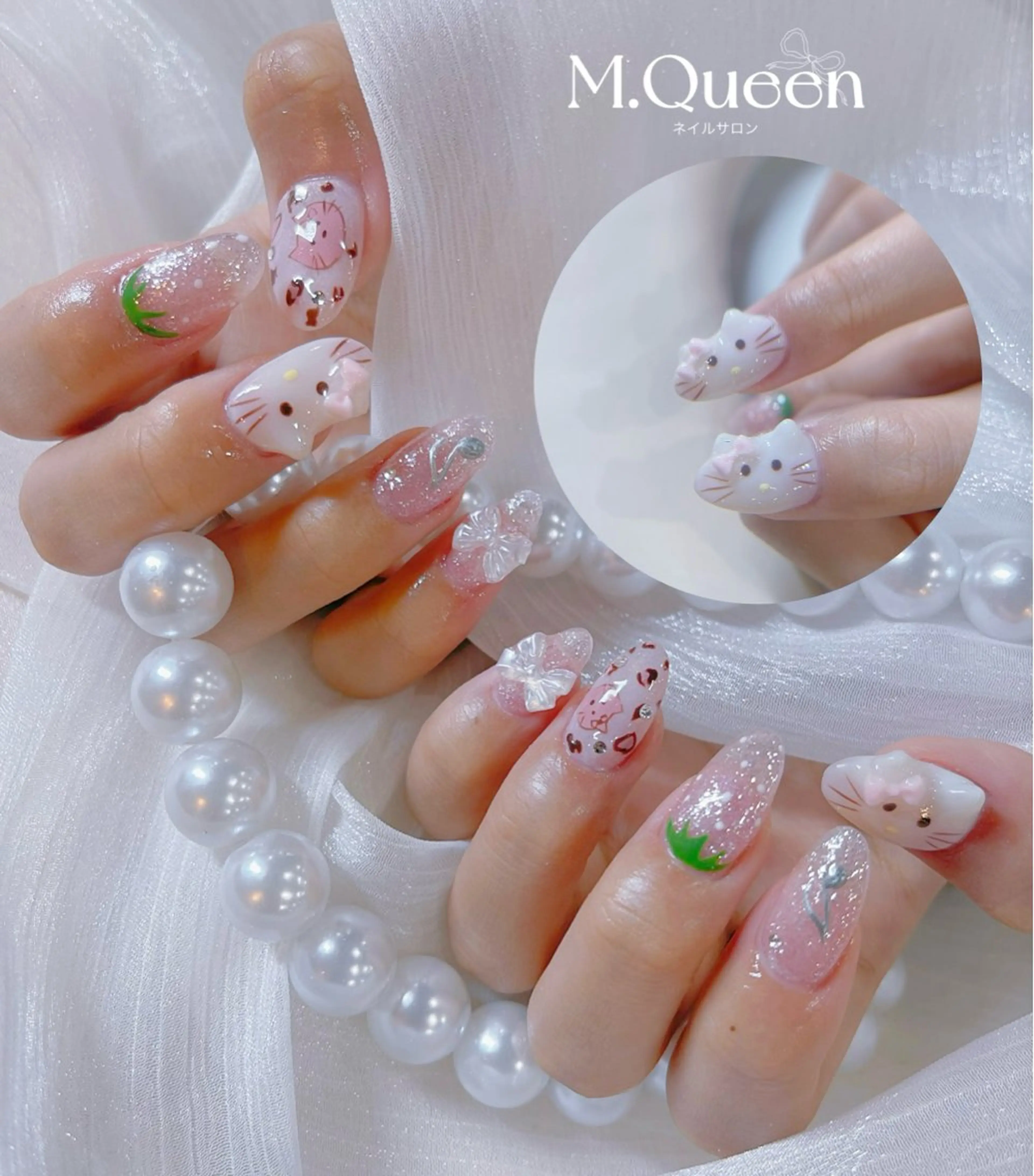 ネイル MQueen ネイルサロンマルのネイルデザイン