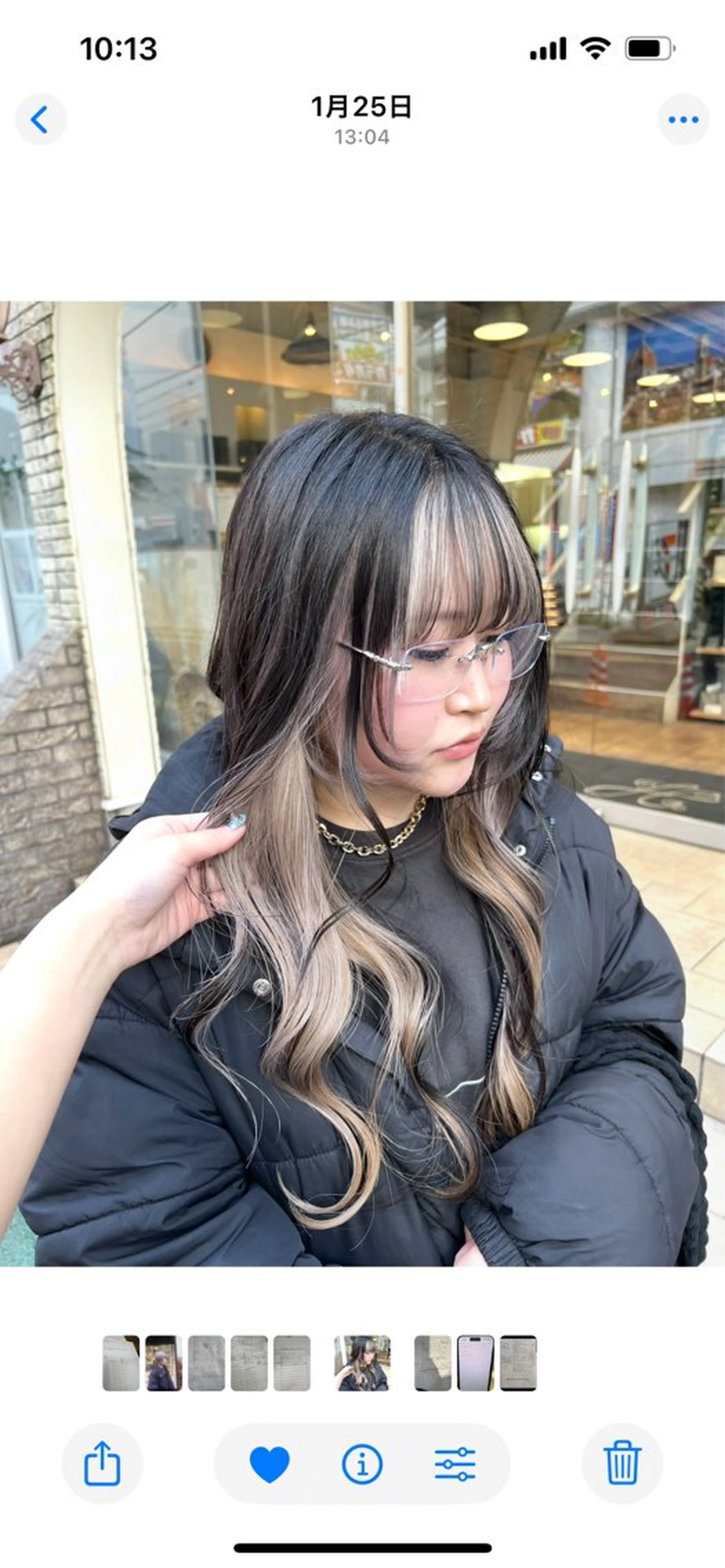 カラー ミストバング ベージュカラー  フェイスフレーミング ハイトーンカラー ハイトーンベージュ ヘアカラー トリートメント インナーカラー♡ Nanakoのヘアスタイル