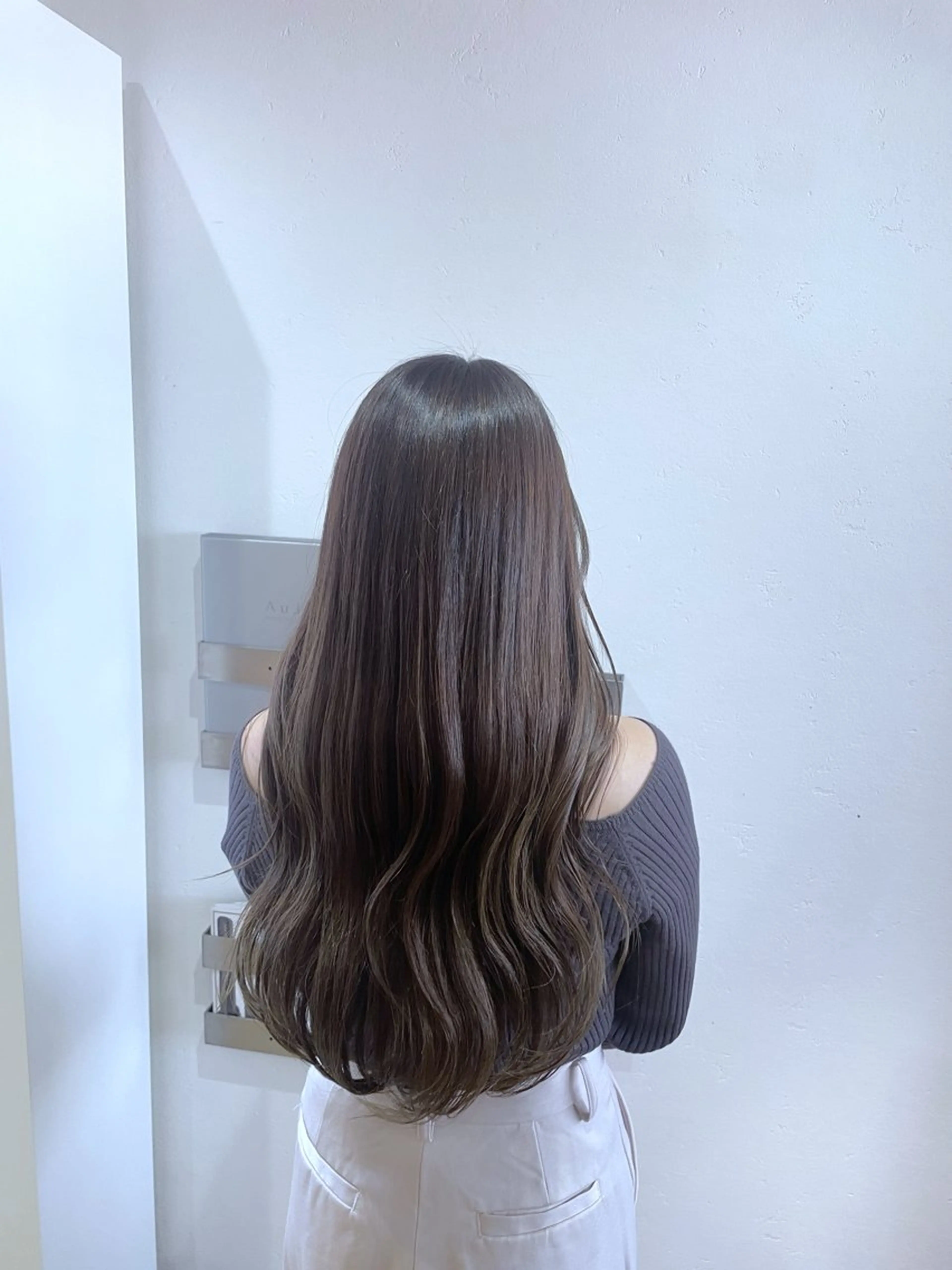 ロング カラー ヘアアレンジ ベージュカラー カット ヘアカラー トリートメント 韓国ガーリーヘア🎀 Sayaka🤍のヘアスタイル