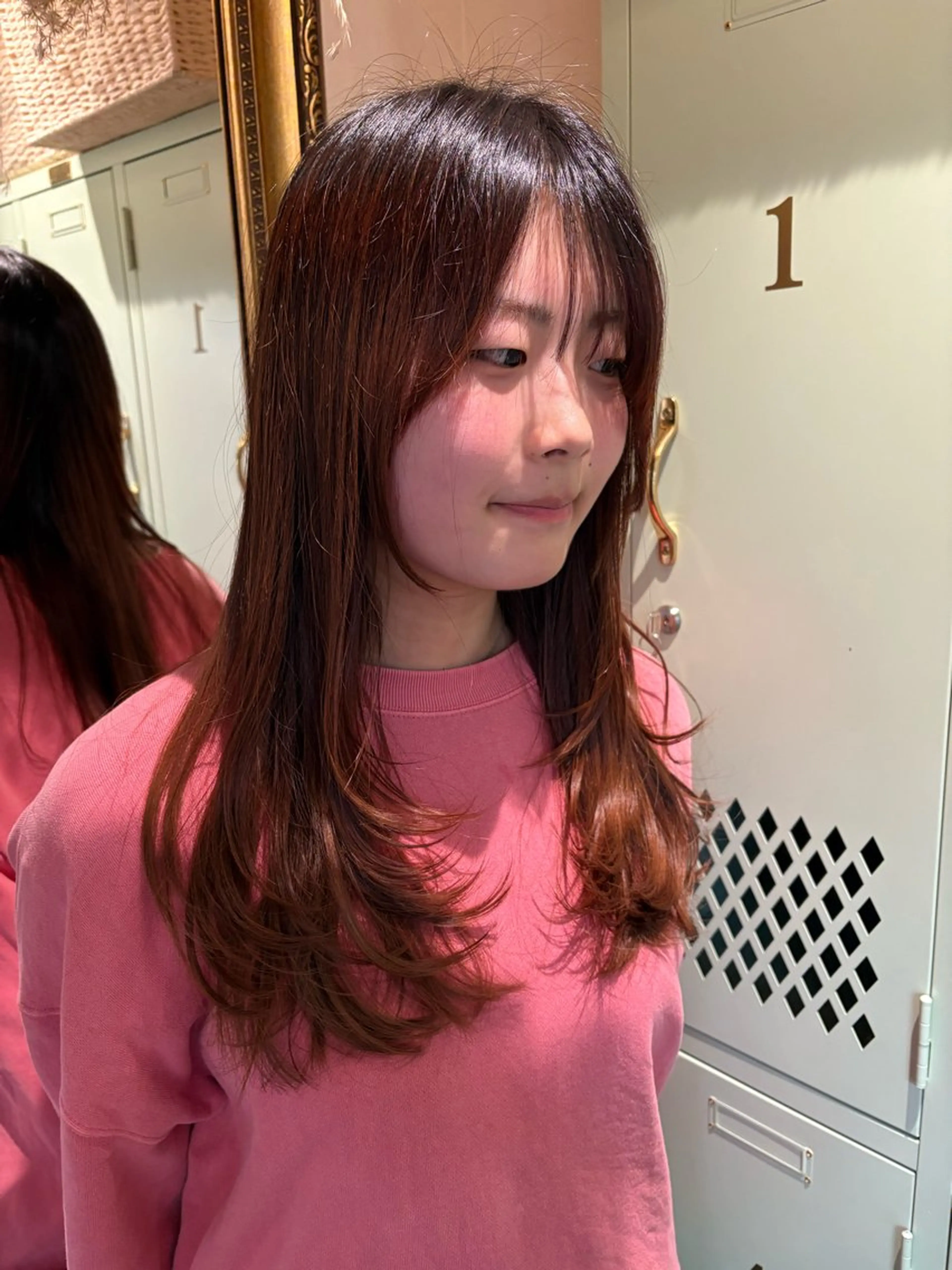 ロング レイヤーカット カット ヘアカラー トリートメント レイヤー×ハイライト 🌷RINA🌷のヘアスタイル