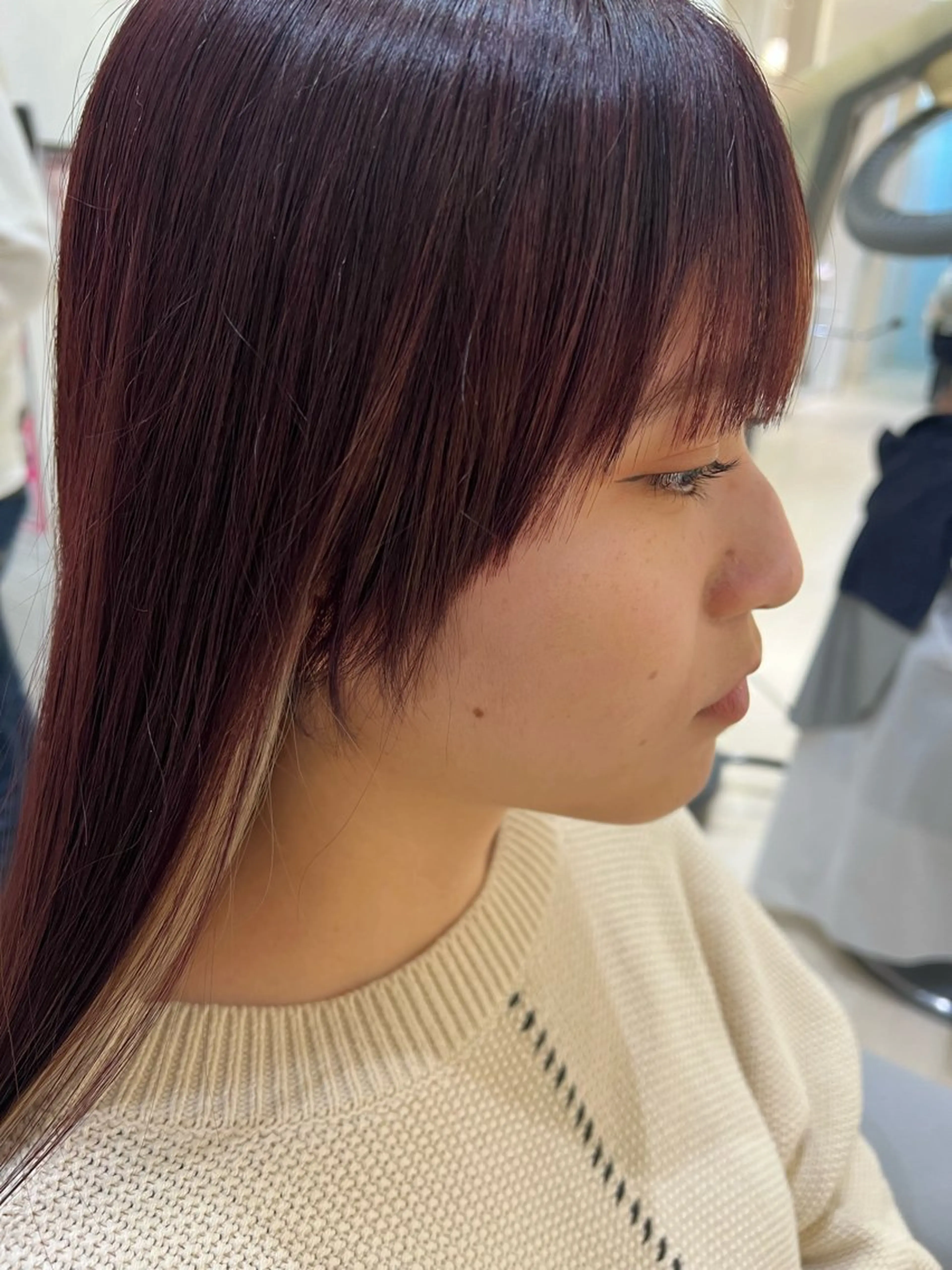 ミディアム カラー カット 堀井 凌平のヘアスタイル