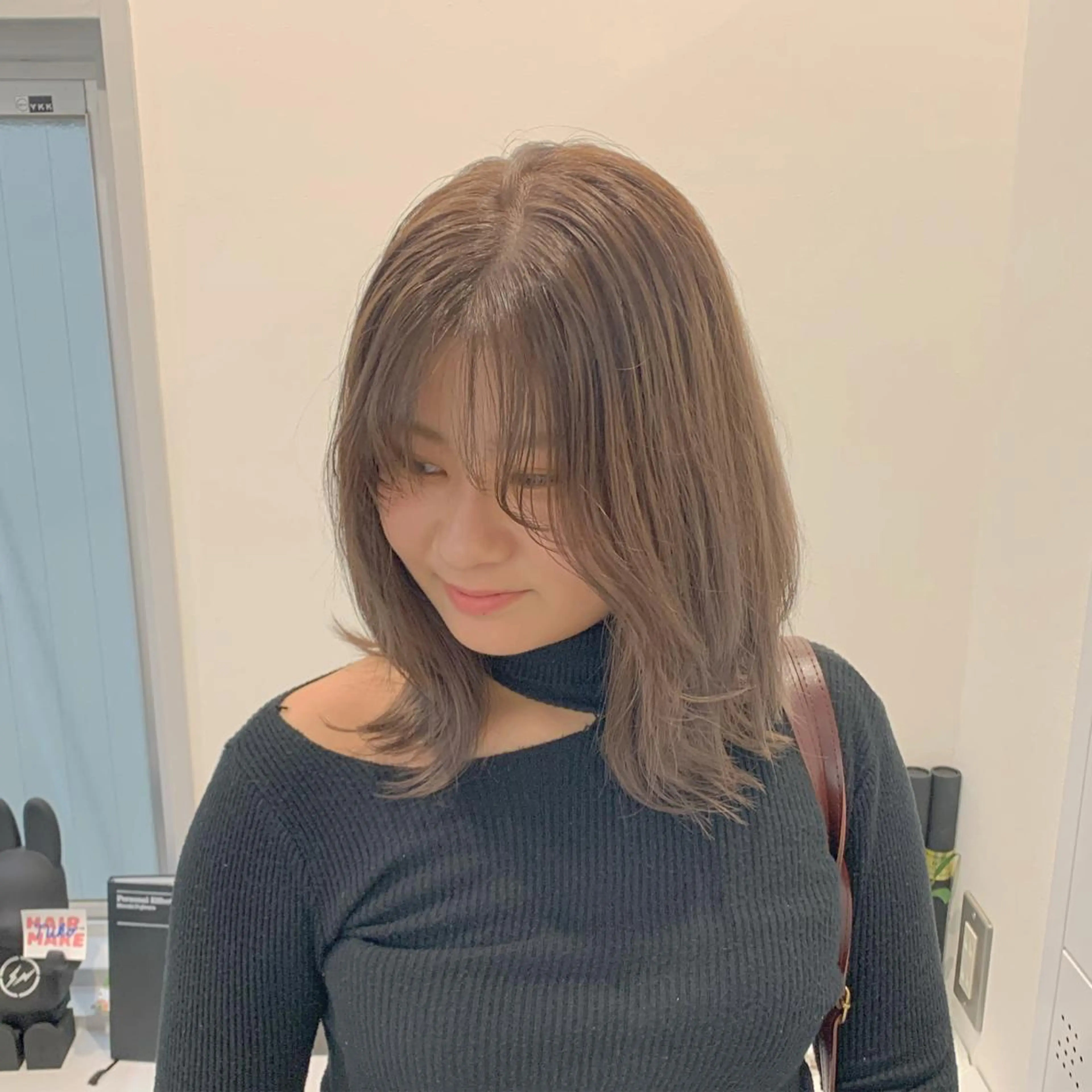 カラー MARU パーマ/レイヤーのヘアスタイル