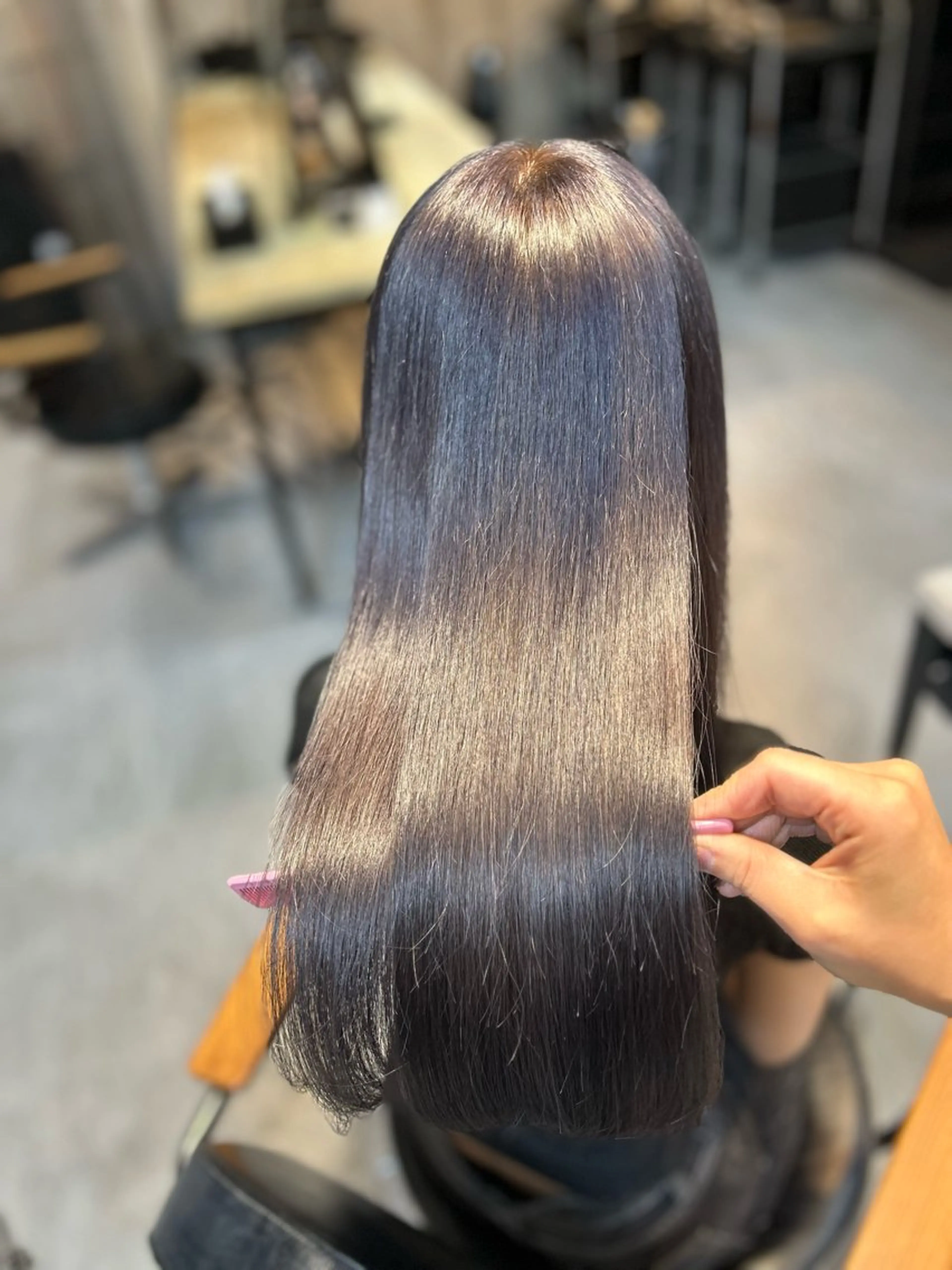 ロング 🌷ブリーチ縮毛矯正 /mina🌷のヘアスタイル