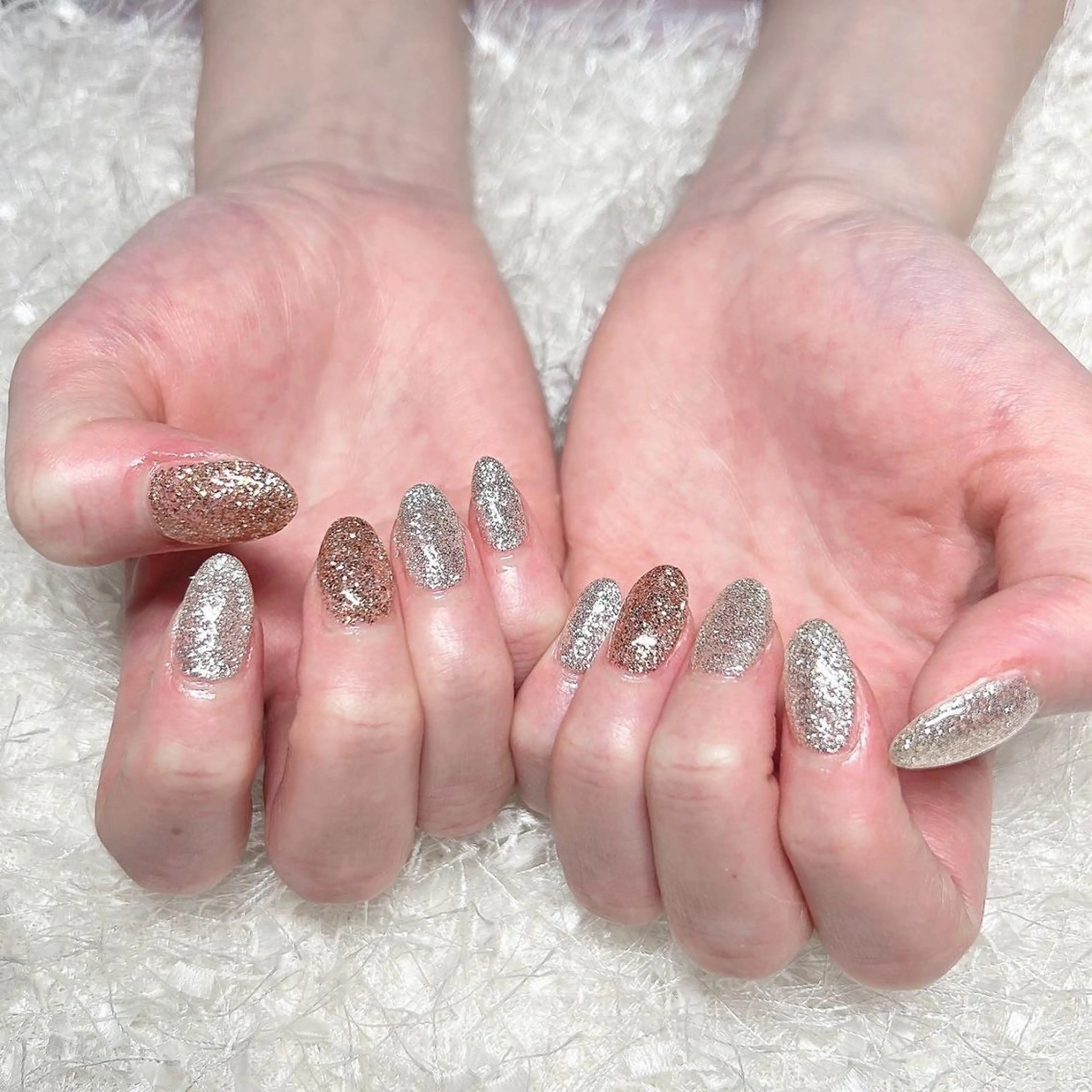 ネイル 長さ出し フレンチネイル ジェルネイル グラデーション 韓国ネイル Nail&eye Belire 新宿のネイルデザイン