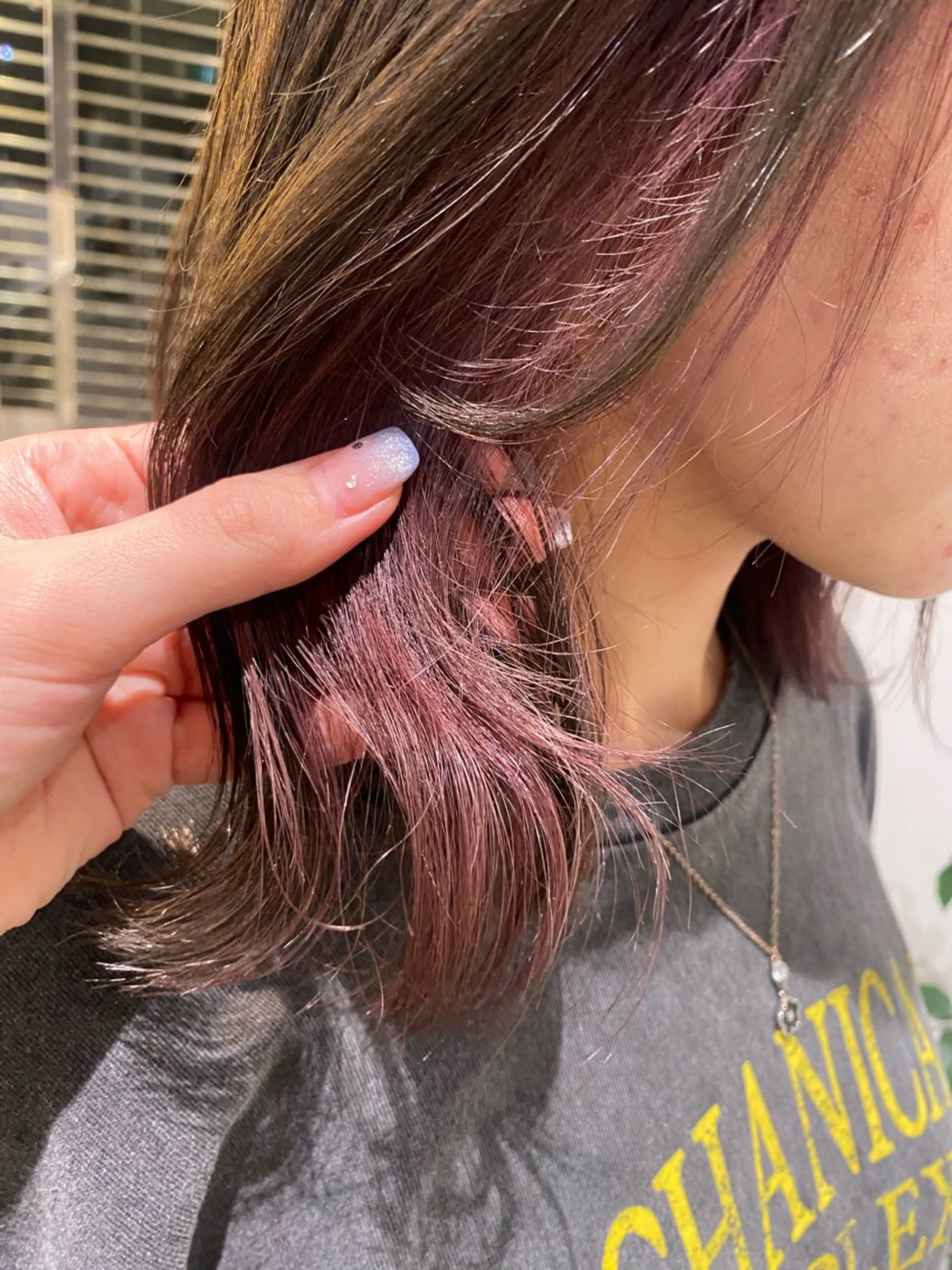 セミロング あさかわ みほのヘアスタイル