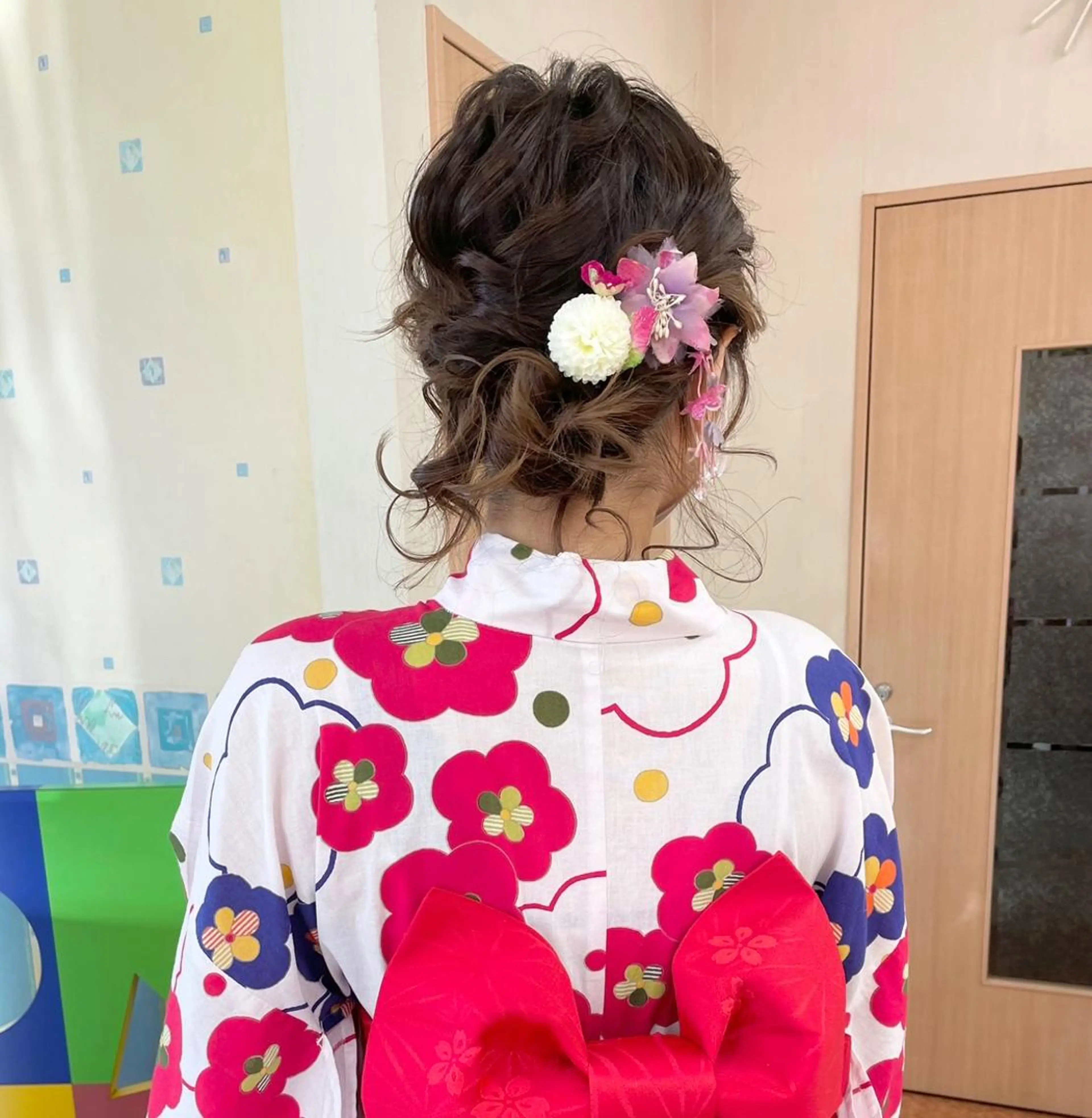 ミディアム ヘアアレンジ yui .のヘアスタイル