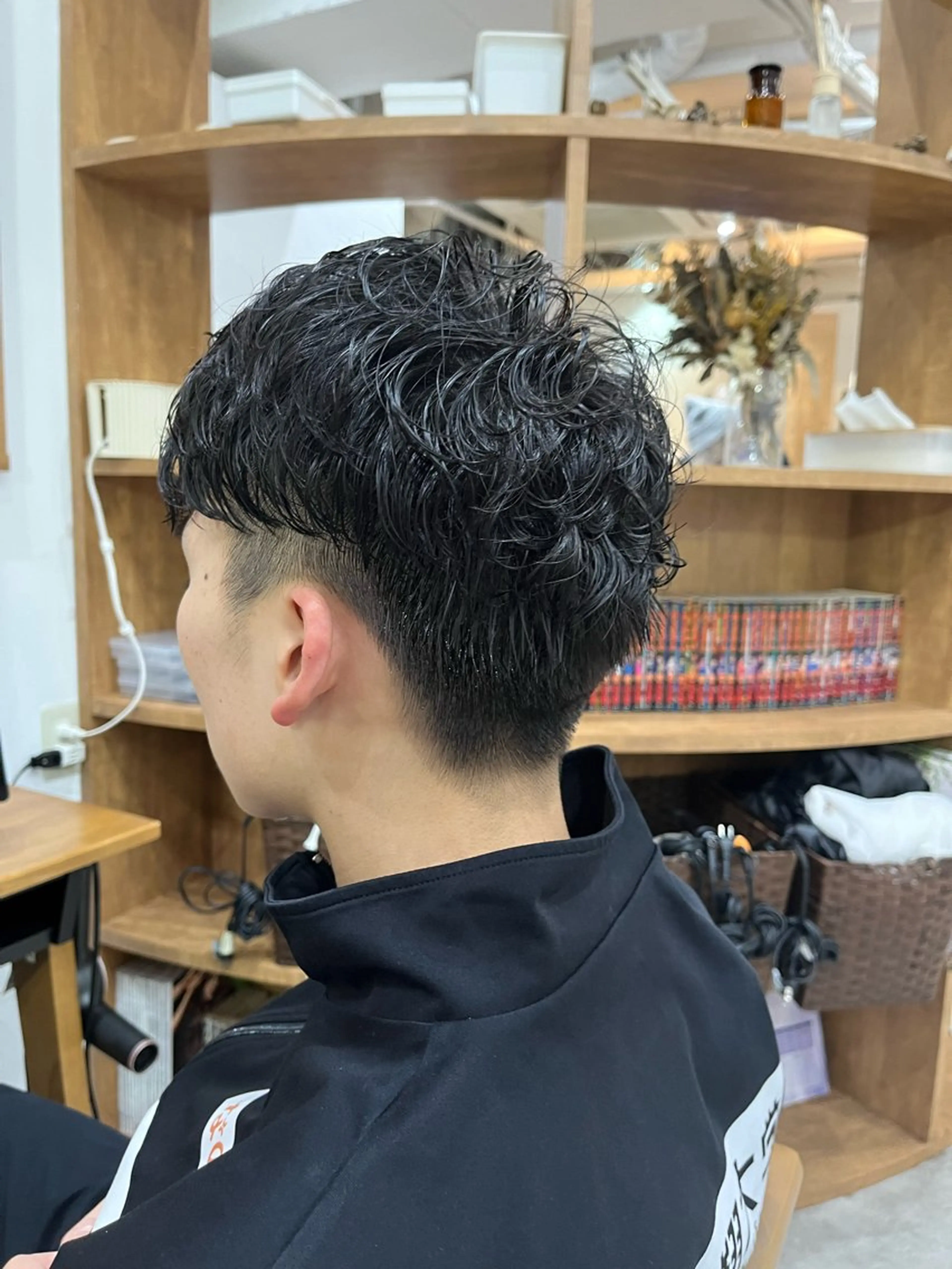 パーマ メンズ 栗原 きえ ／ダメージレスのヘアスタイル