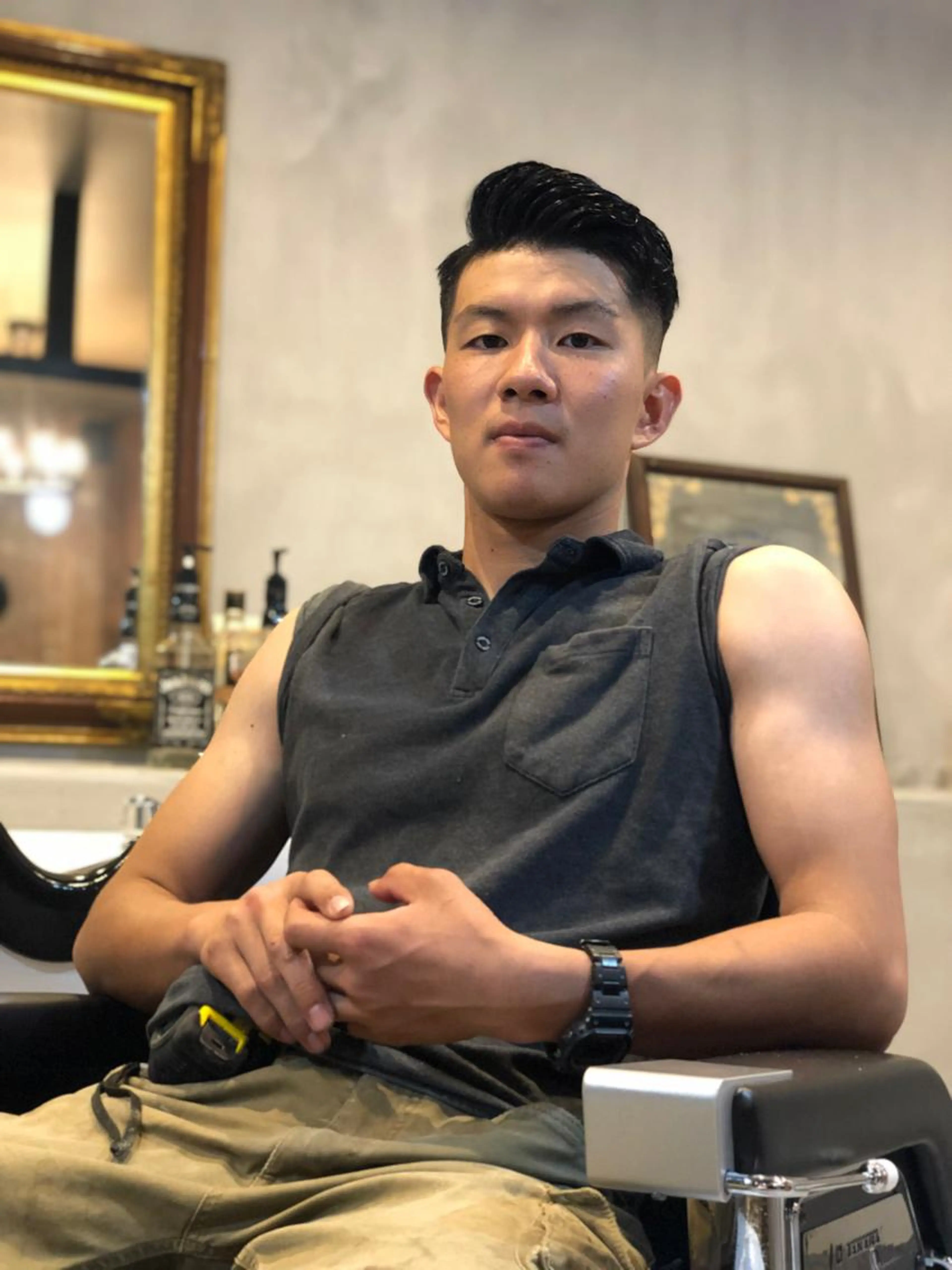 メンズカットの写真