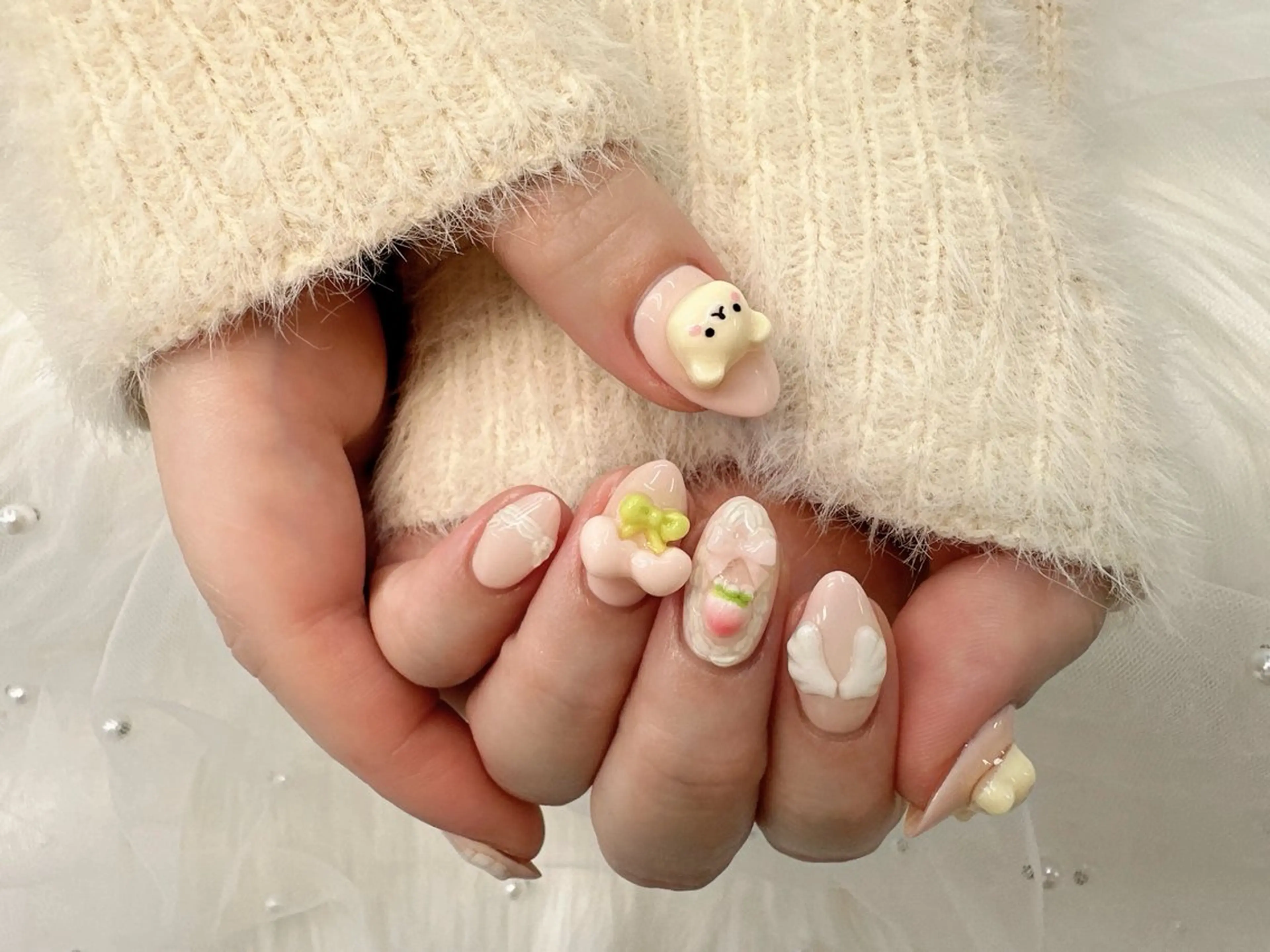 ネイル 持ち込み ハンドネイル MIKIネイル YUKAのネイルデザイン