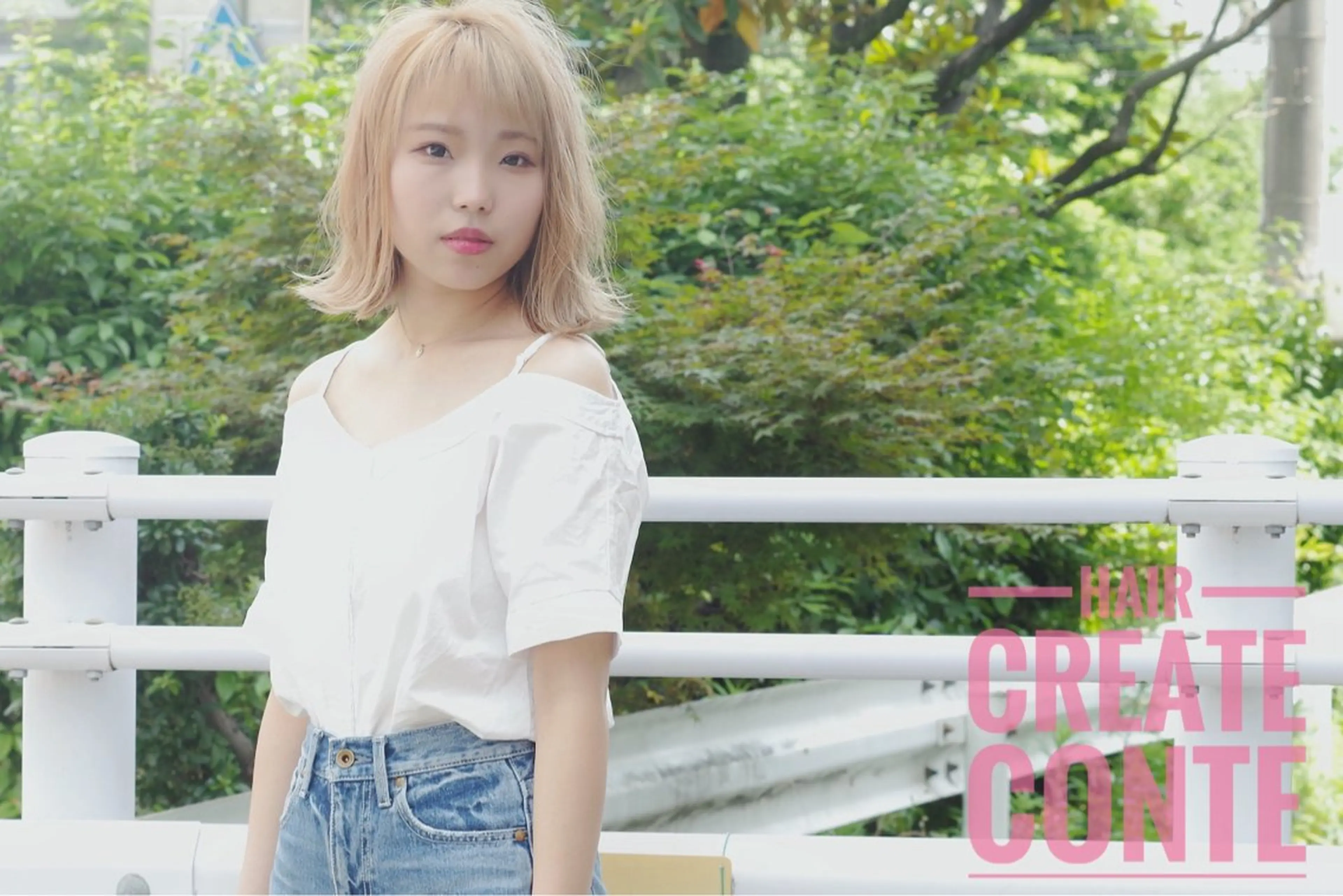 ミディアム カラー 富岡 俊行のヘアスタイル