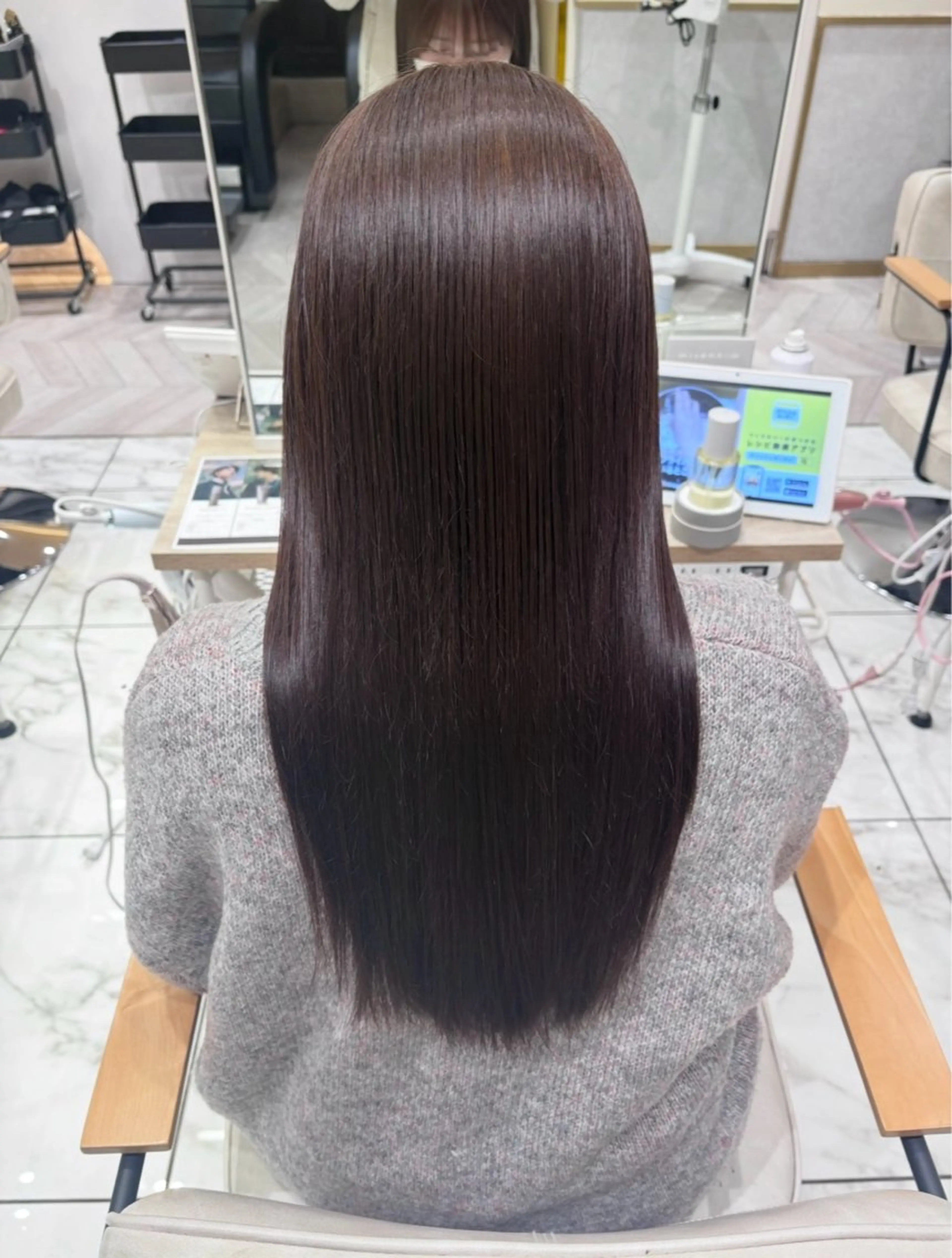 ミディアム カラー ブリーチ ケアブリーチ ダブルカラー グラデーションカラー ハイライトカラー カット 似合わせカラー/ RENのヘアスタイル