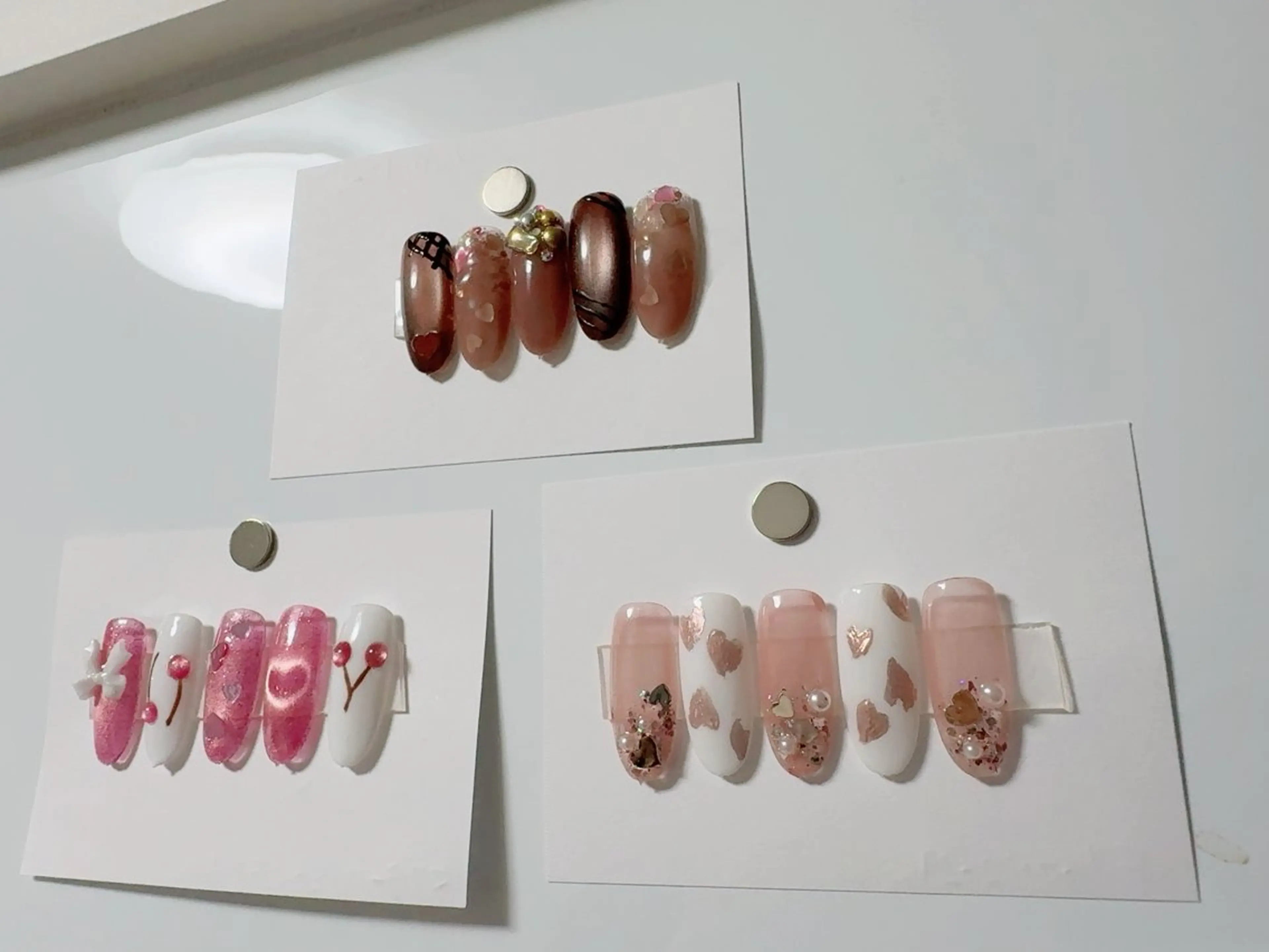 ネイル バレンタイン ハッピーネイル 蘭のネイルデザイン