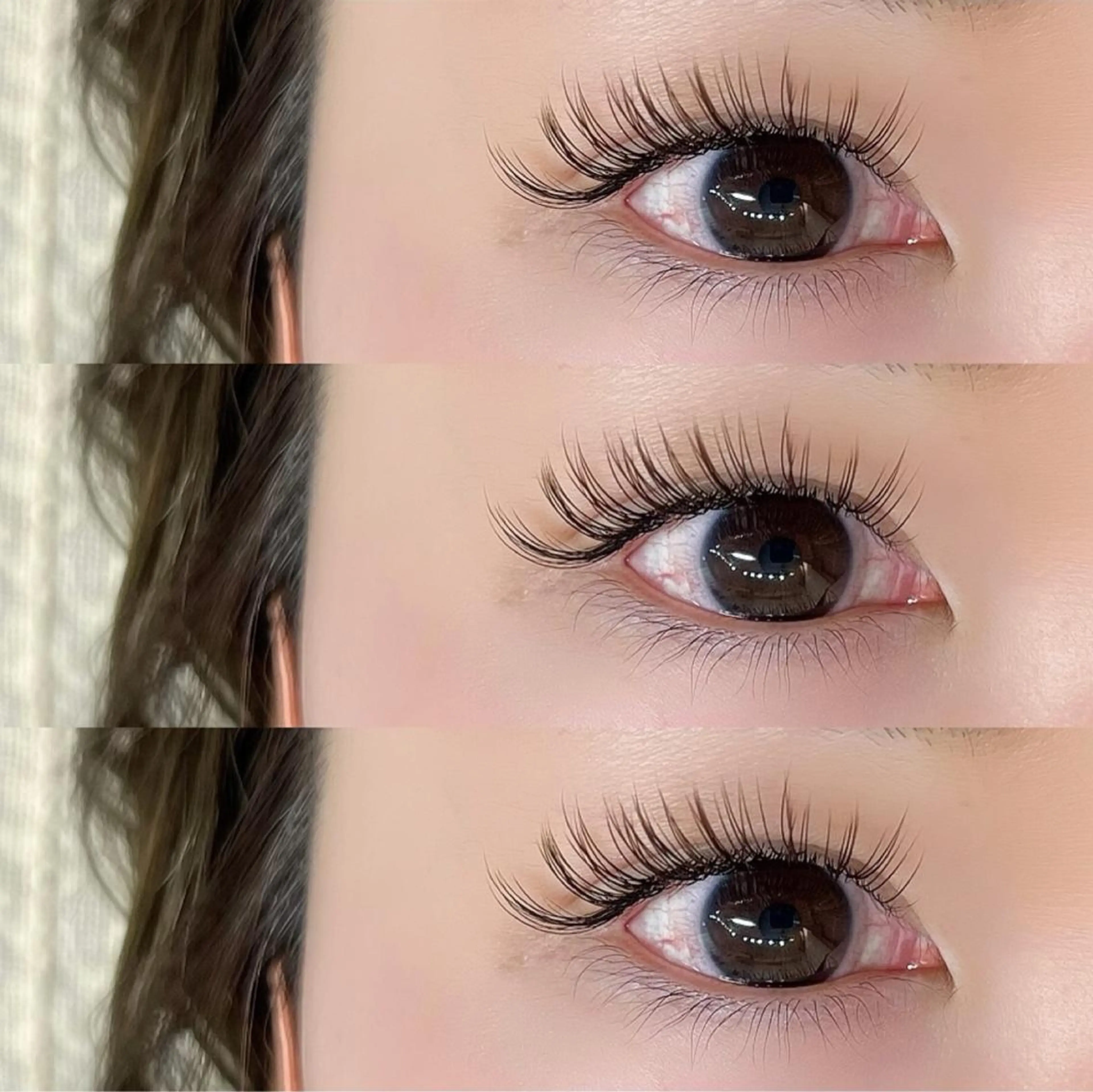 マツエク・マツパ 目尻長め eyelist 𝐧𝐚𝐨のマツエク・マツパデザイン