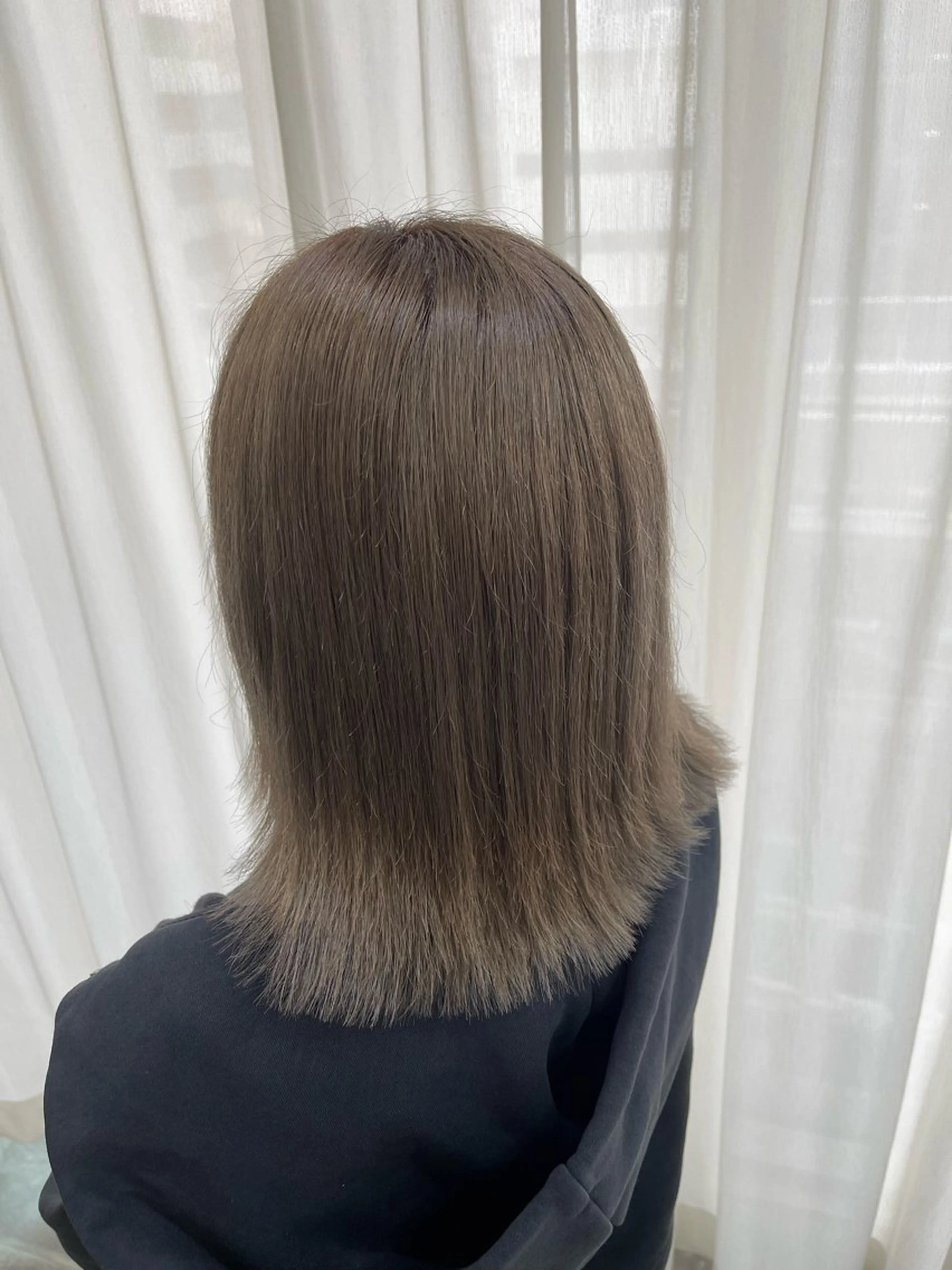 ショート カラー ベージュカラー ブリーチ ケアブリーチ エドルカラー グレージュ カット ヘアカラー SOYON西大寺店所属・ダブルカラー/ 髪質改善💎安藤のヘアスタイル