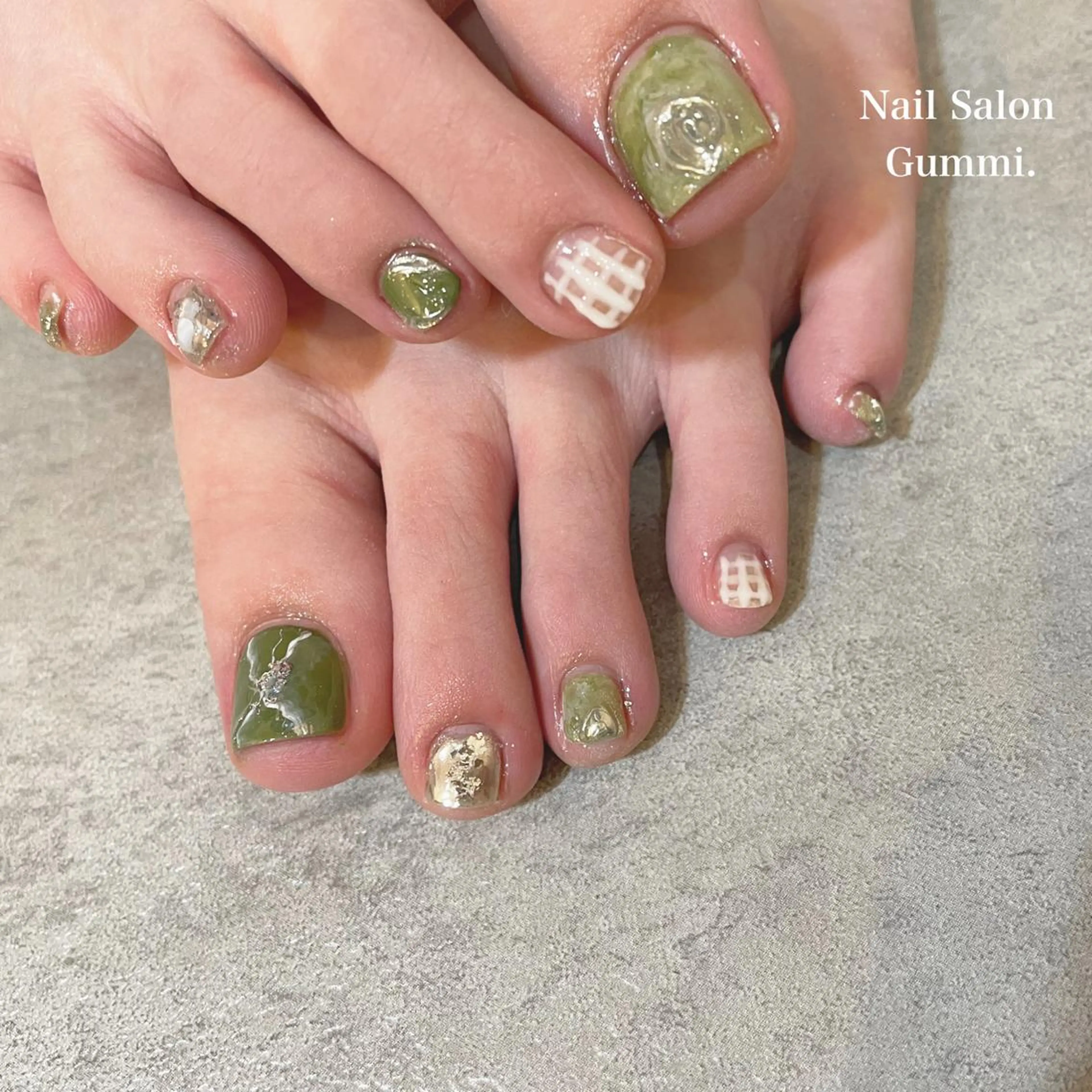 ネイル フットネイル Nail Salon Gummi.のネイルデザイン