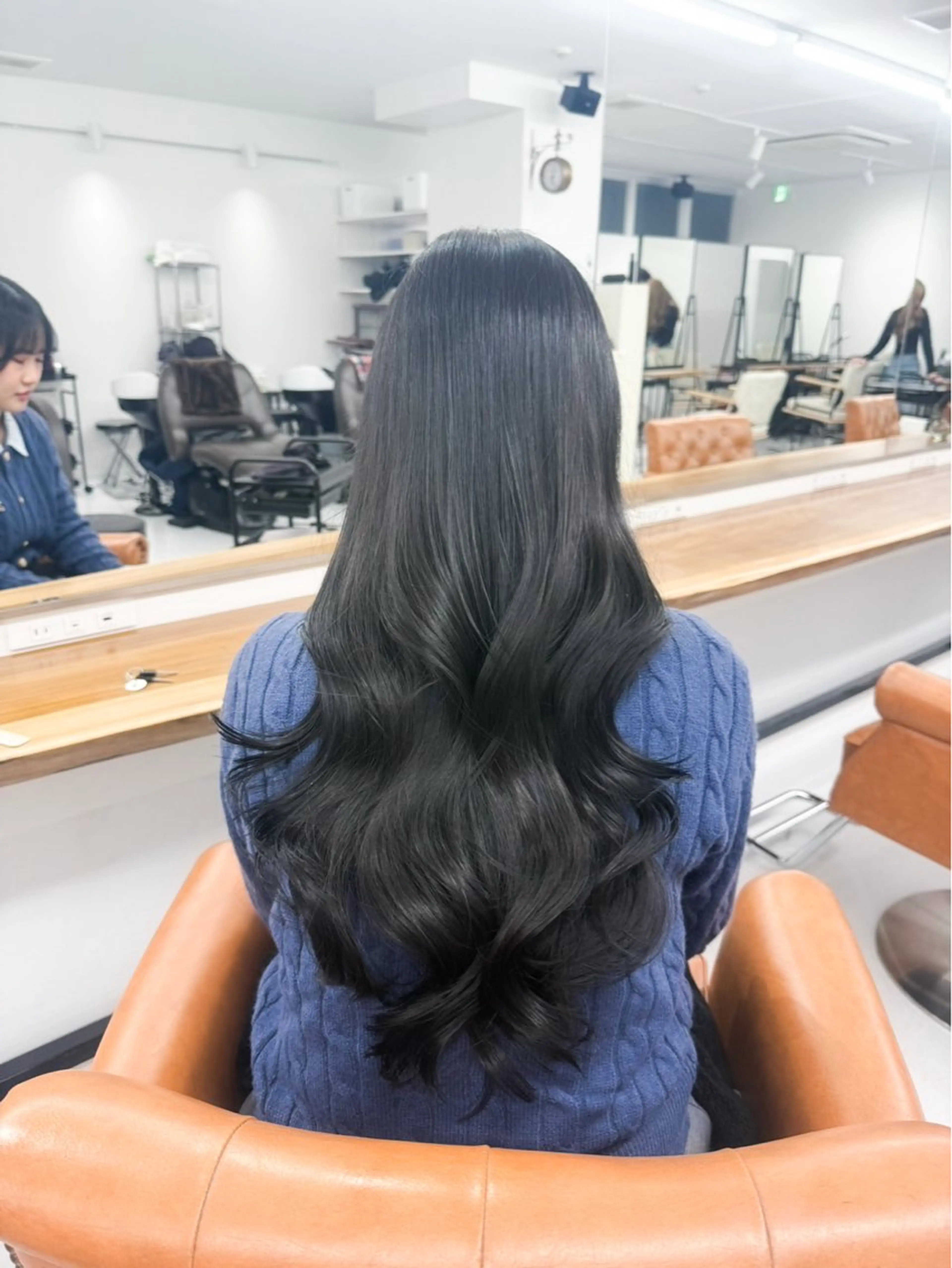 ロング カット ヘアカラー トリートメント COVO所属・レイヤー/韓国ヘア yunaのヘアスタイル