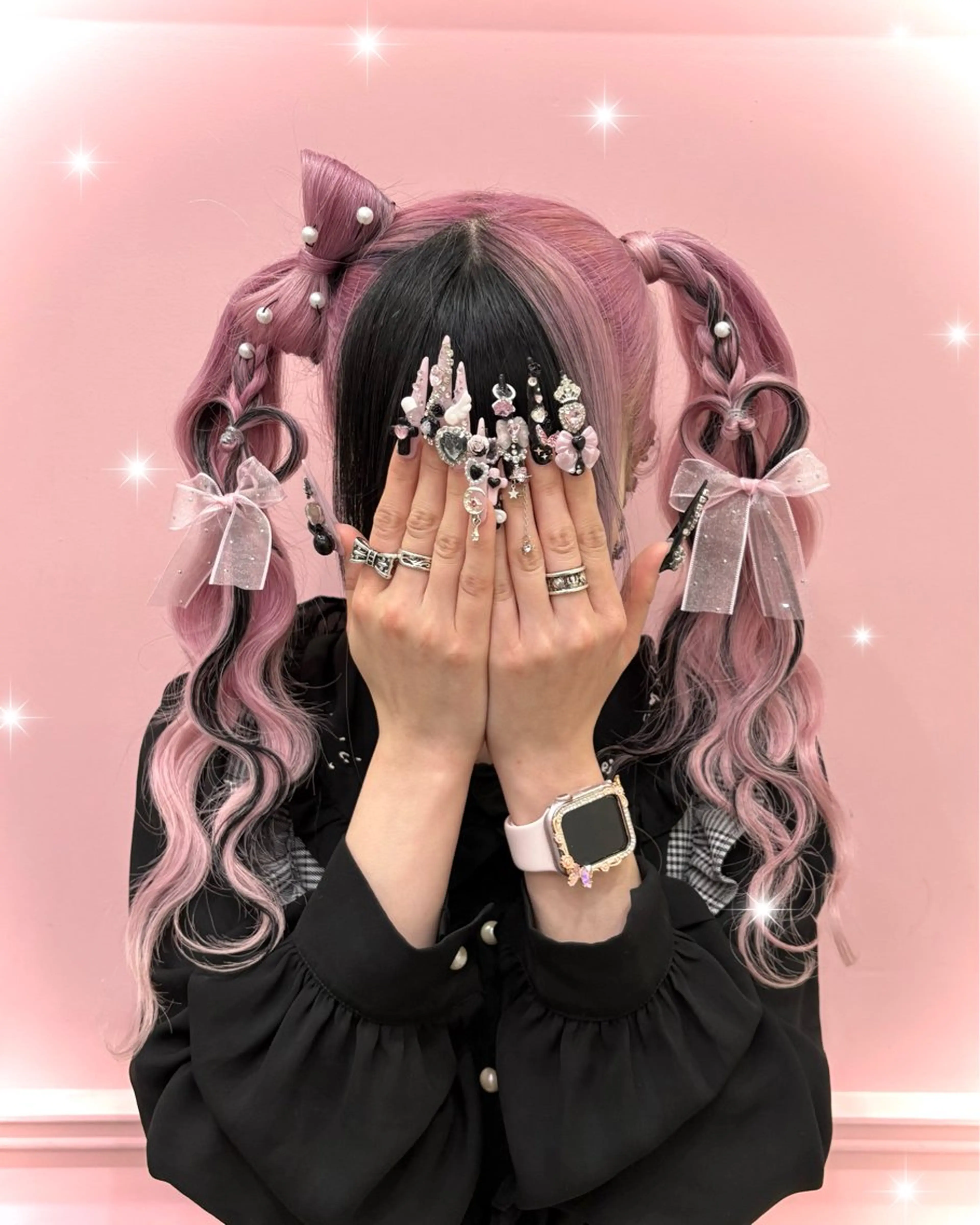 ロング ヘアアレンジ ツインテール ヘアセット lien ヒジリのヘアスタイル