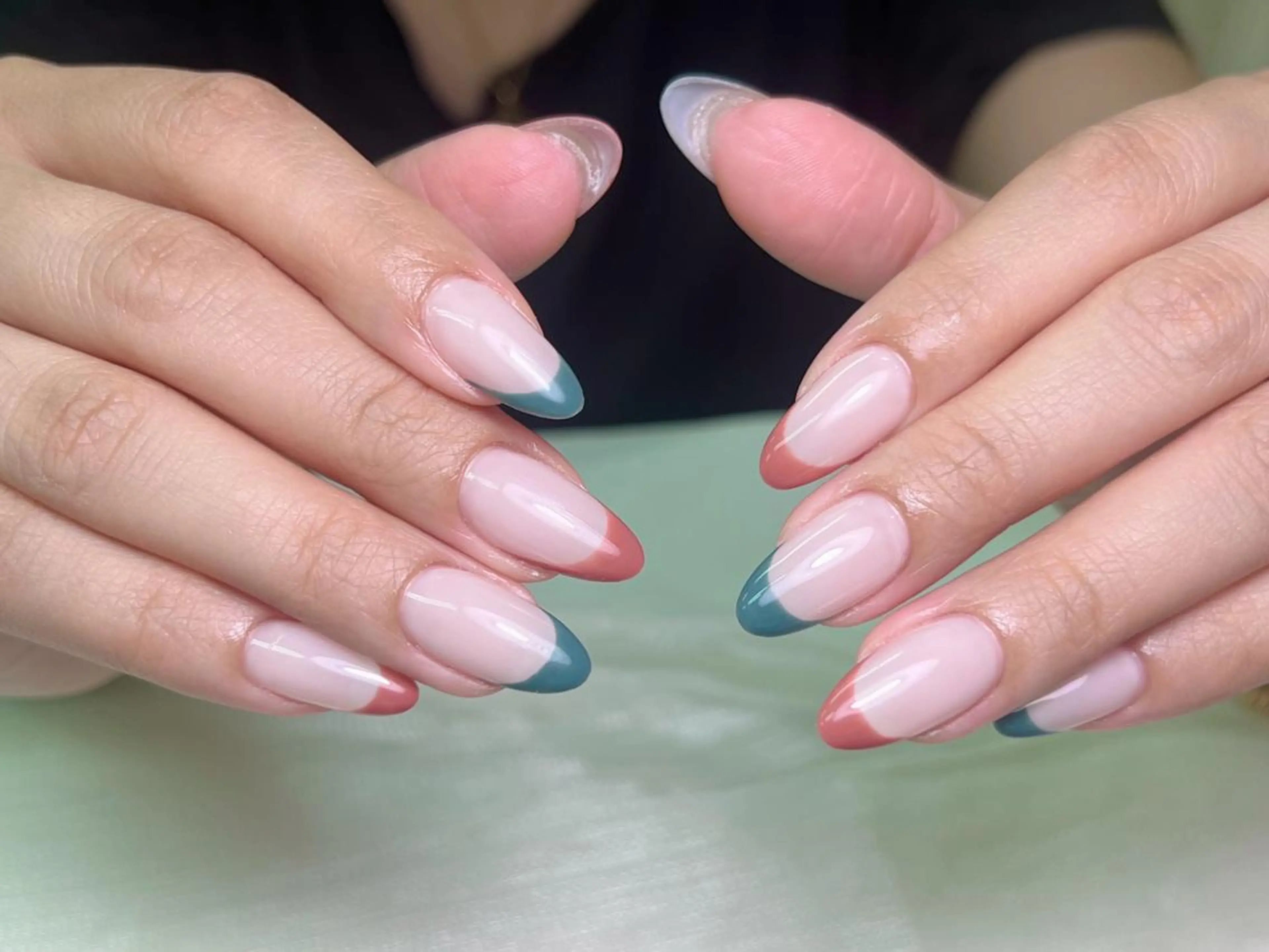 💕チップスカルプ💕フレンチ¥9980の写真