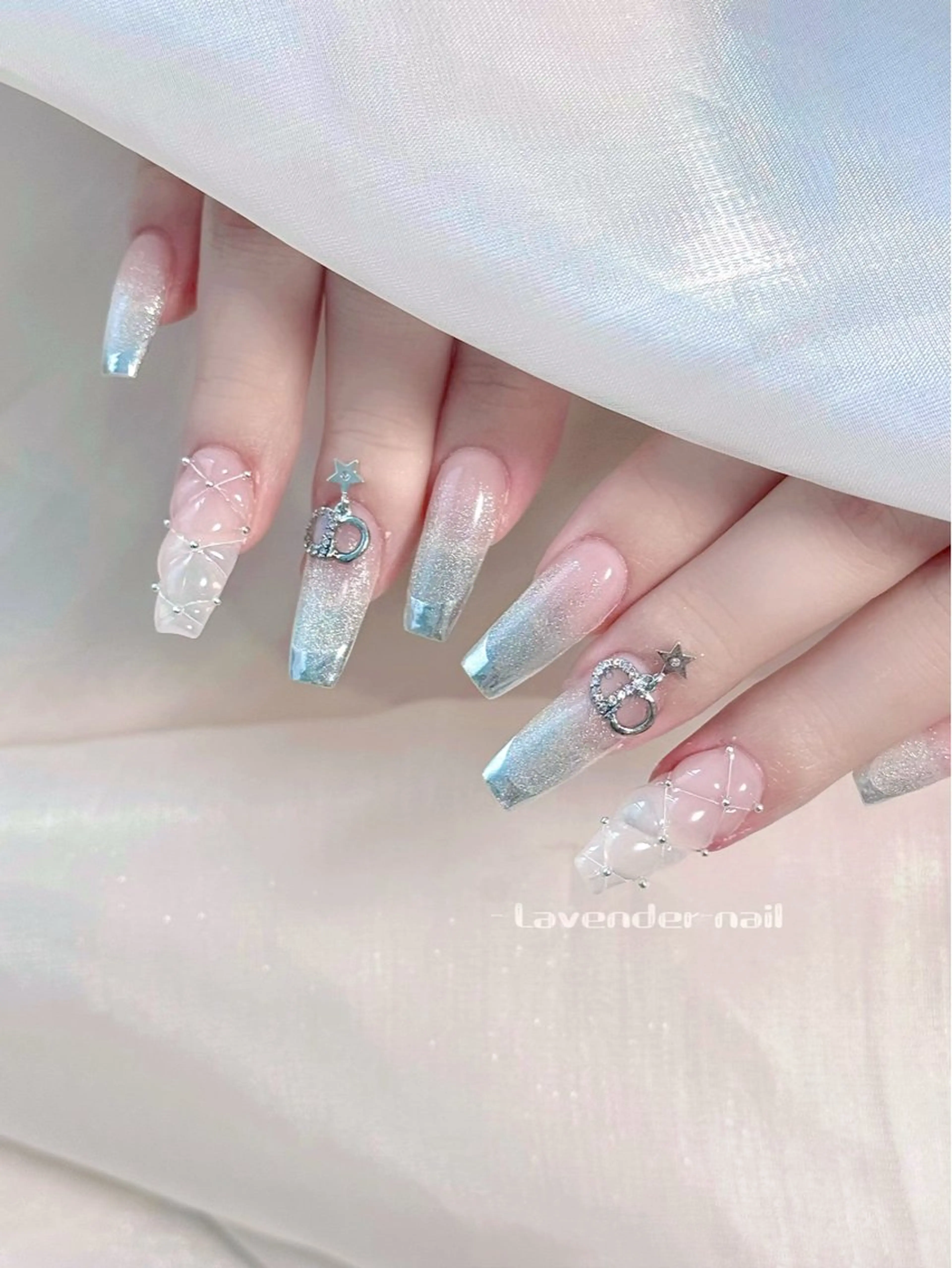 ネイル ハンドネイル Lavender nail·北18条のネイルデザイン
