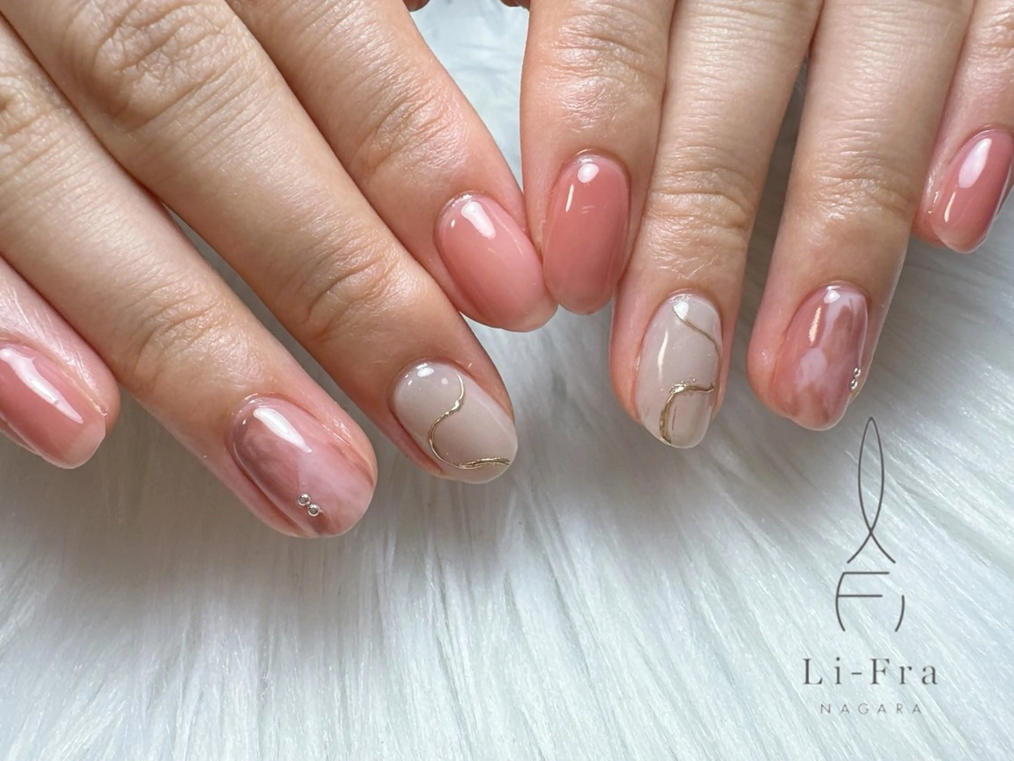 ネイル ハンドネイル li-fra RINAのネイルデザイン