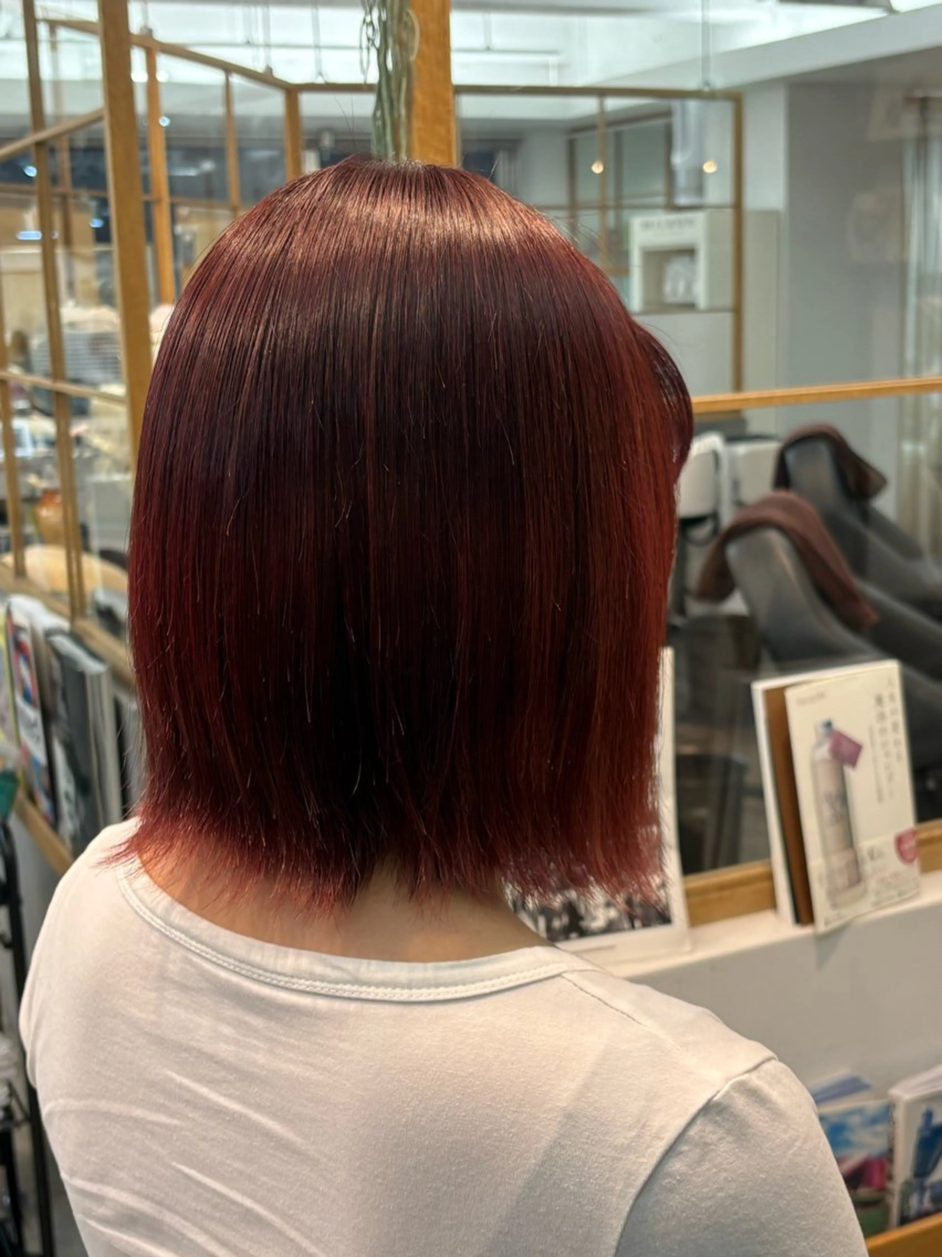 ミディアム カラー ヘアカラー 箕輪 愛瑚のヘアスタイル