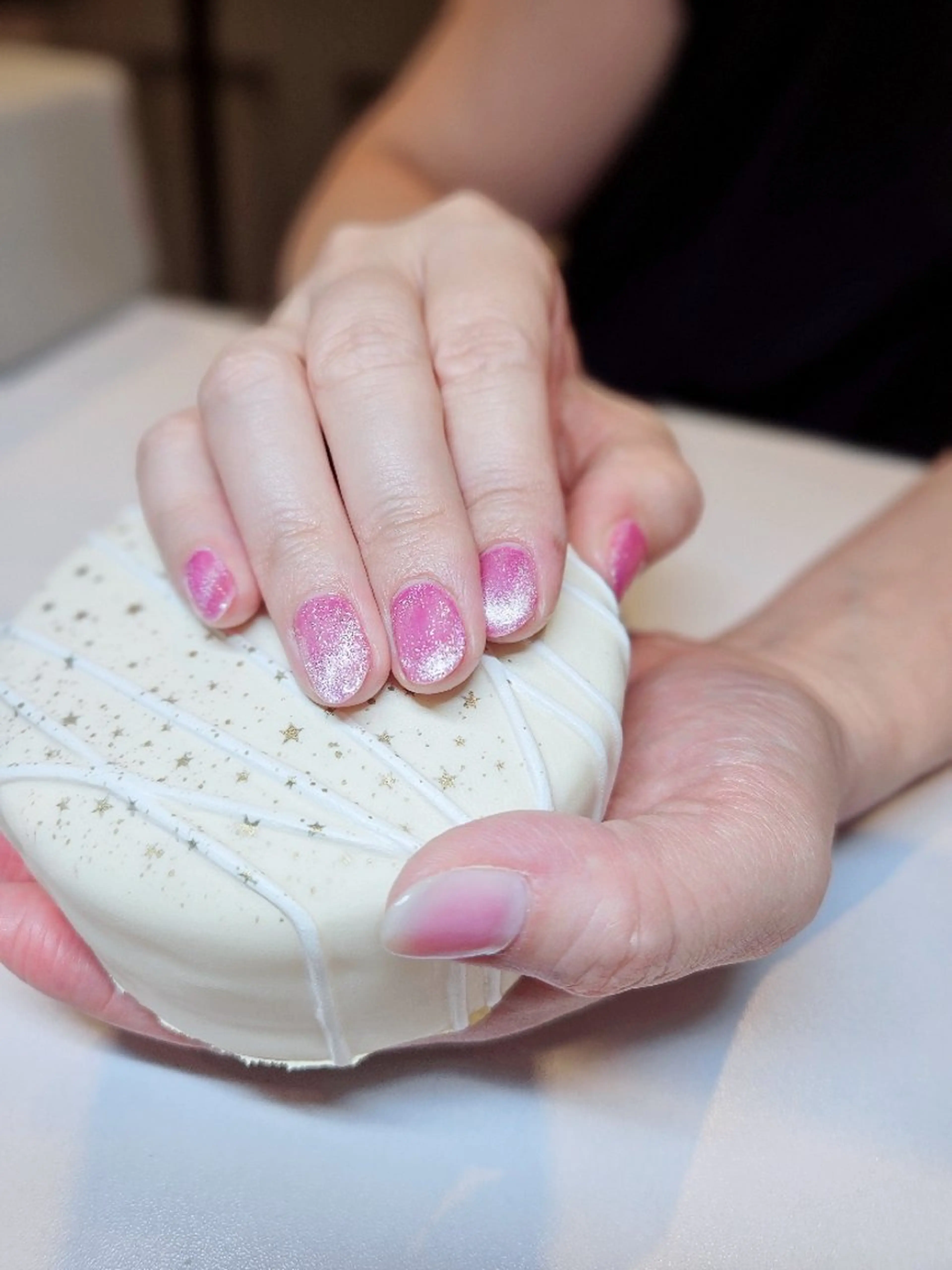 ネイル マグネットネイル sweet　 roseのネイルデザイン